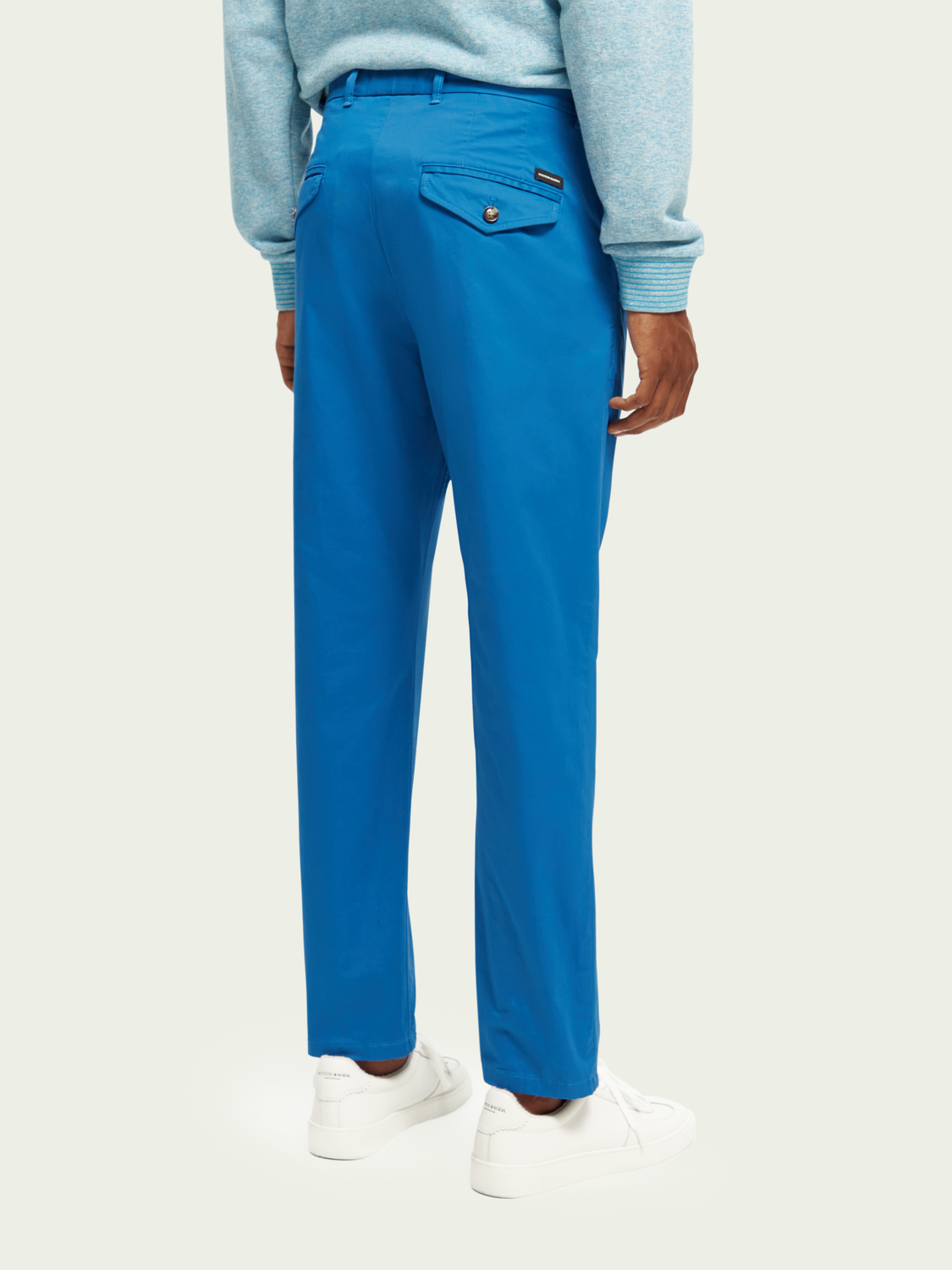 The Blake Regular Slim Fit Pleated Chino | Scotch And Soda Outlet