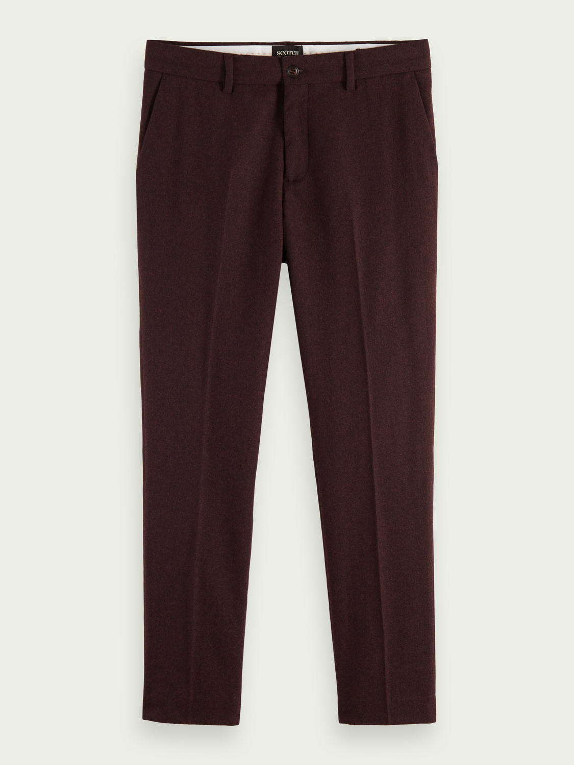 Stuart Slim-Fit Wool-Blend Chino | Scotch And Soda Outlet