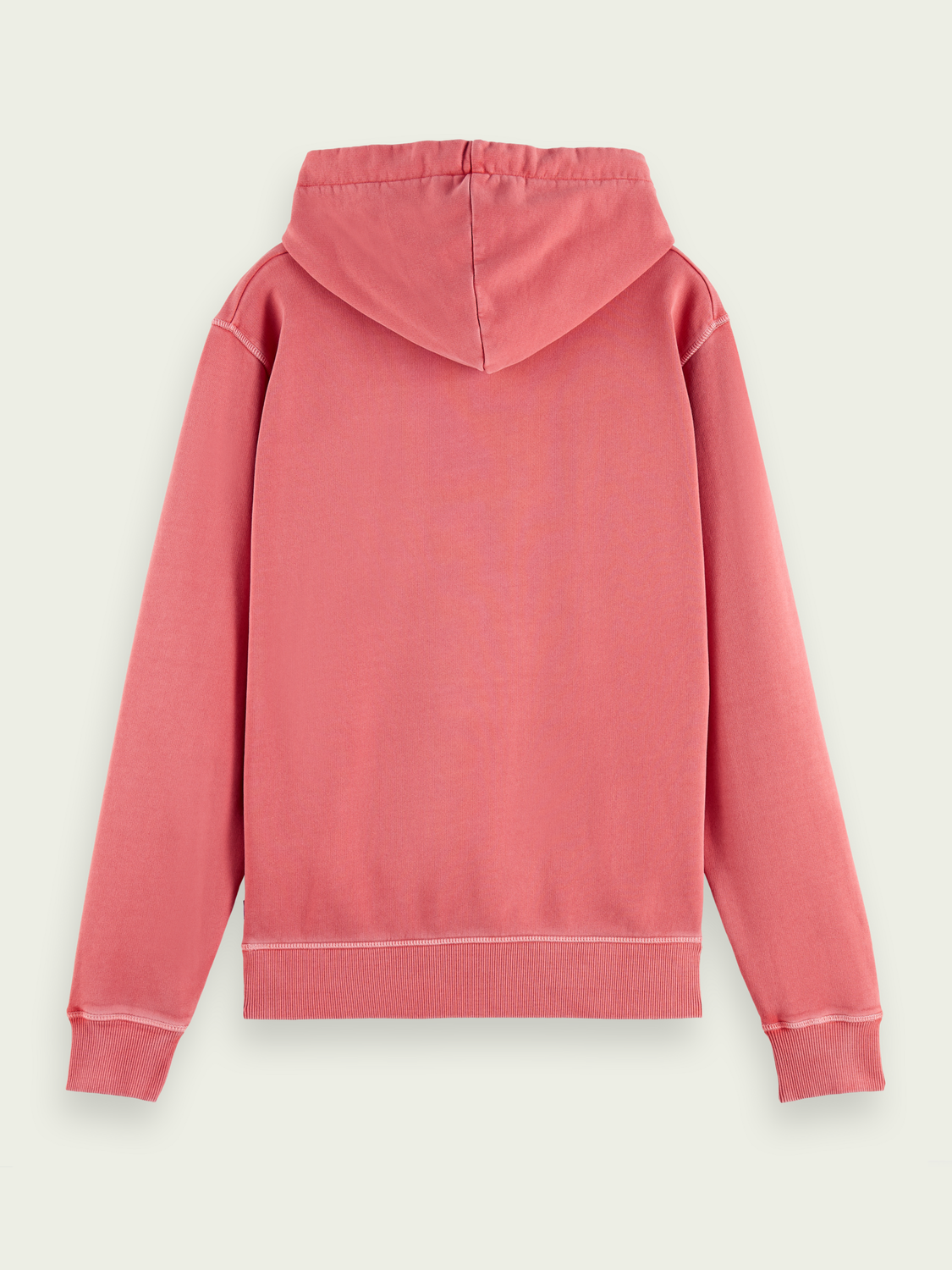 Garment-Dyed Graphic Hoodie | Scotch And Soda Outlet