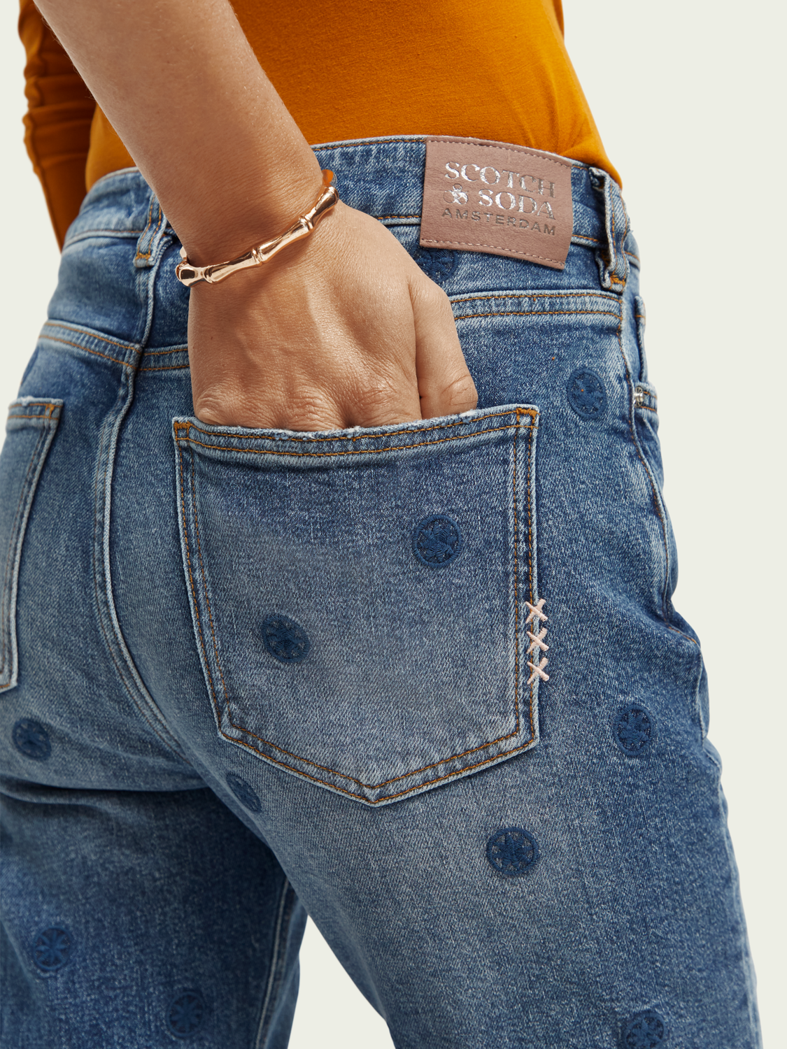 High Five High-Rise Slim Fit Jeans | scotch & soda outlet