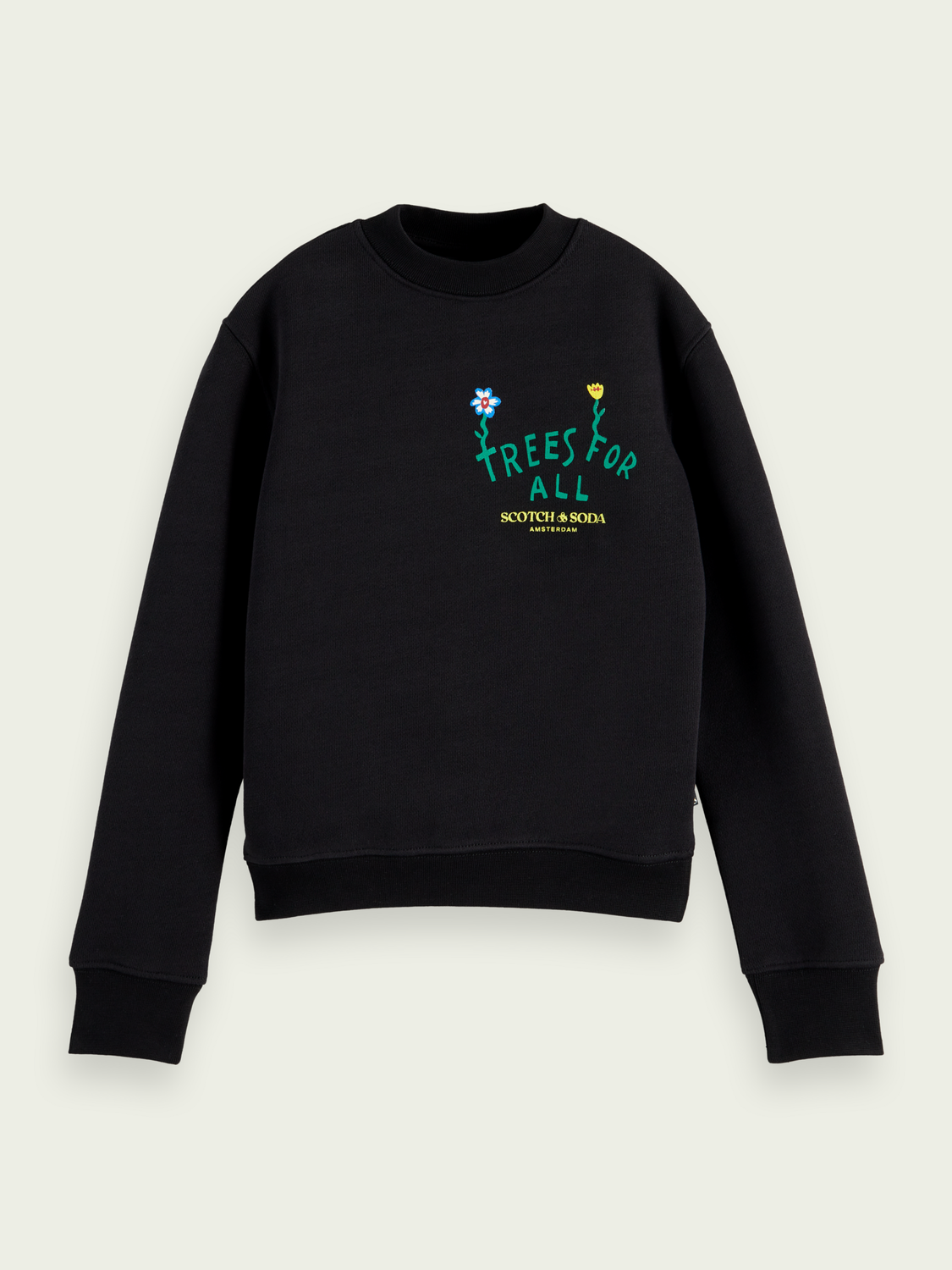 Kid's Unisex Trees For All Sweatshirt | scotch & soda outlet