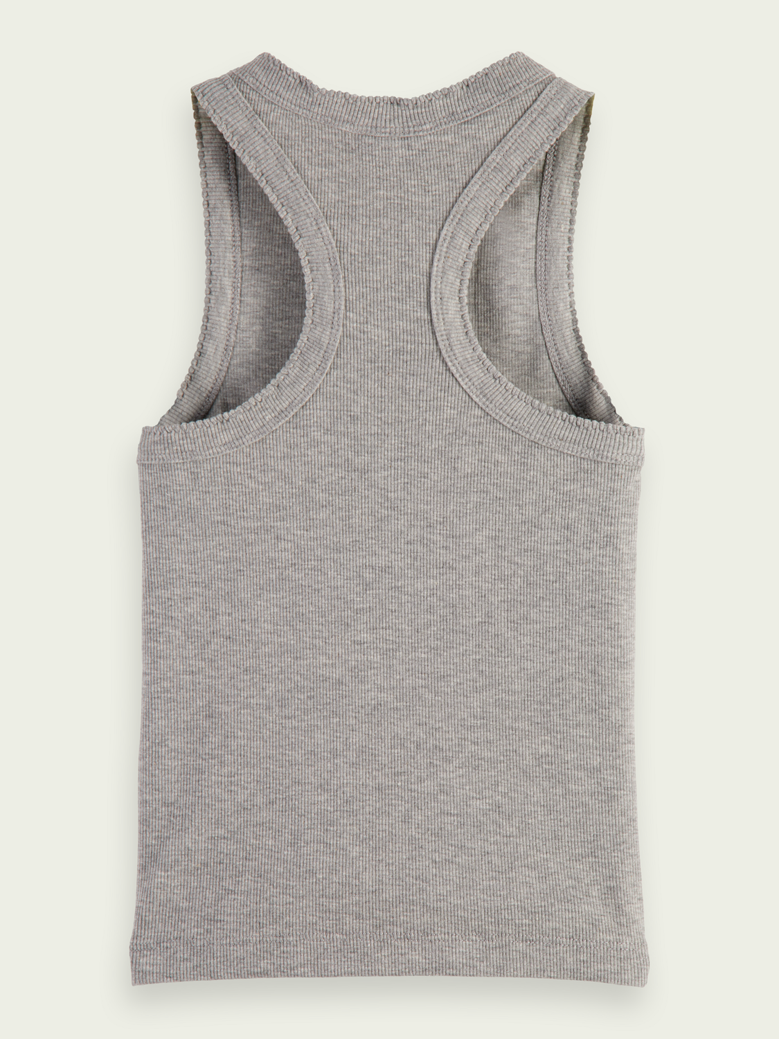 Fitted Rib Racer-Back Tank Top