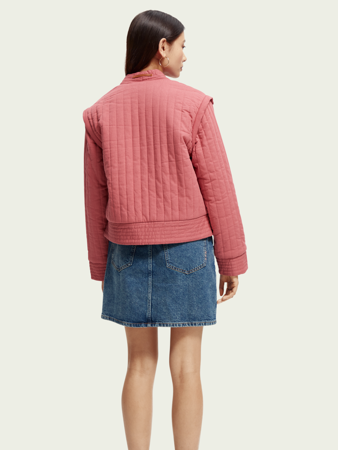 Quilted Reversible Organic Cotton Jacket | scotch & soda outlet