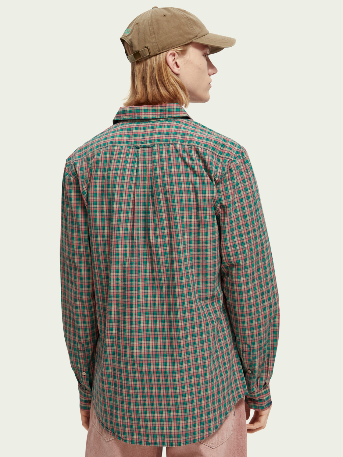 Checked Organic Cotton Poplin Shirt | Scotch And Soda Outlet