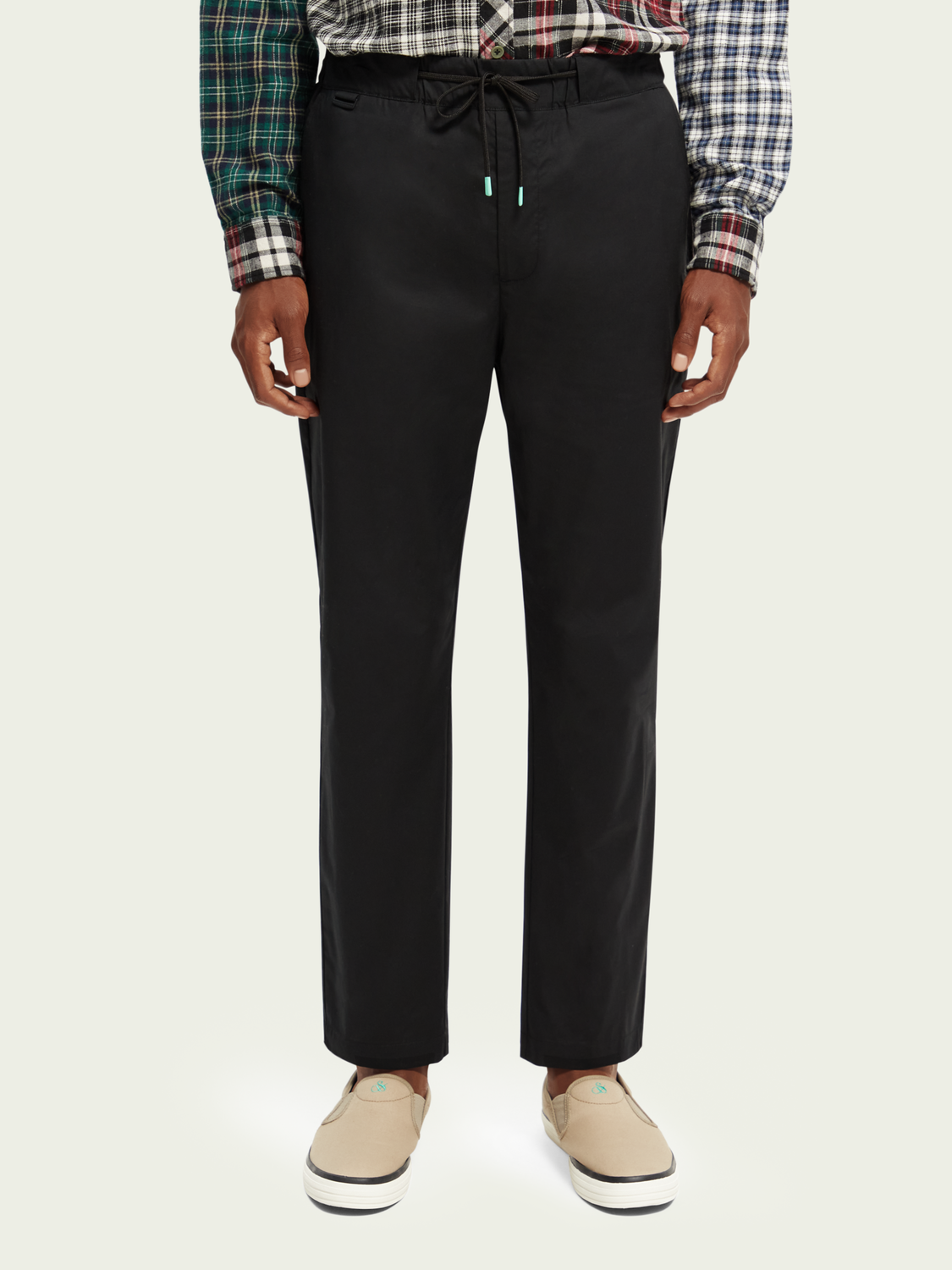 Fave Regular Tapered-Fit Poplin Jogger | Scotch And Soda Outlet