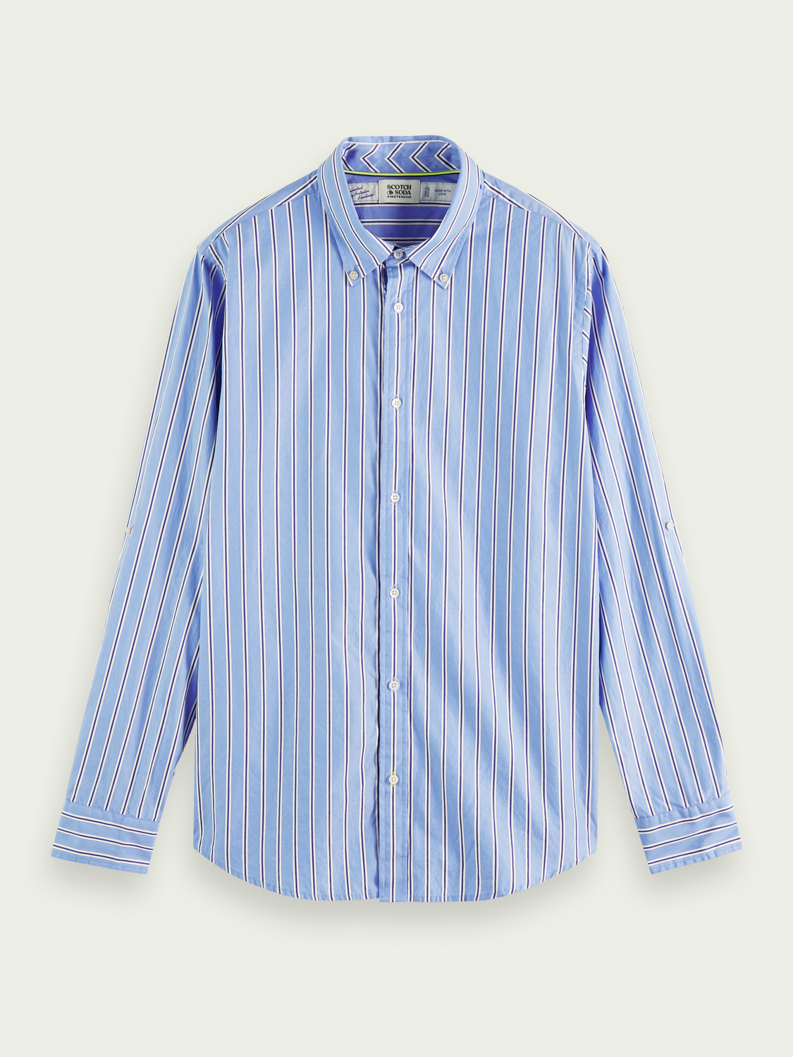 Regular-Fit Striped Shirt | Scotch And Soda Outlet