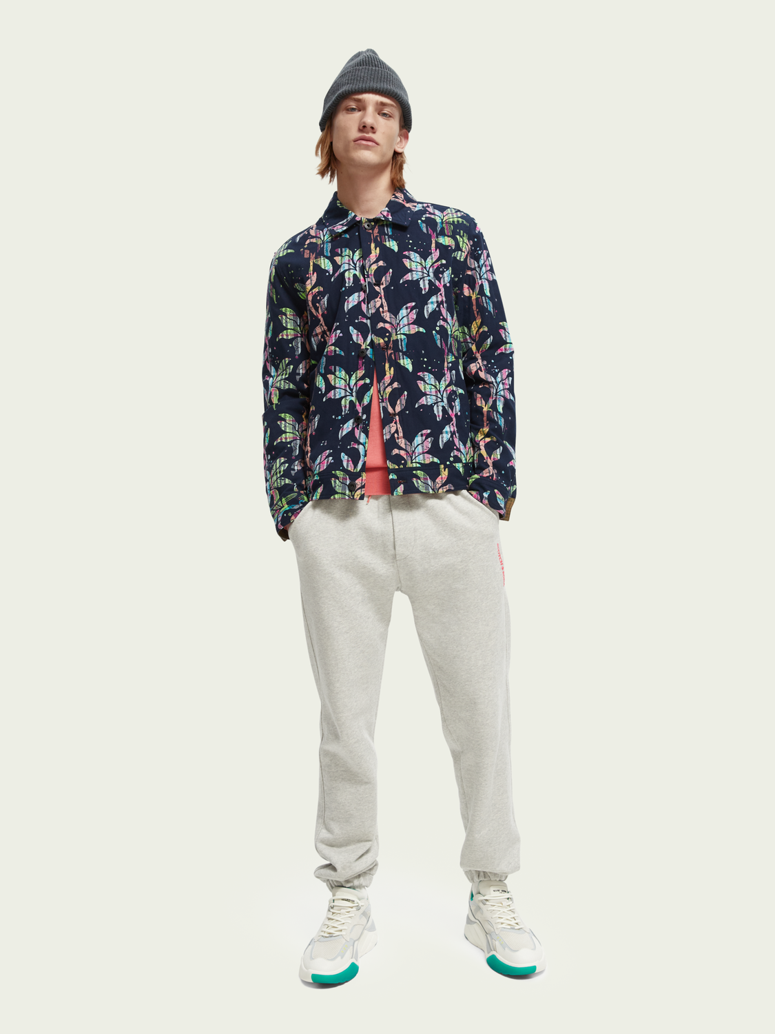 Jacquard Organic Cotton-Blended Blazer | Scotch And Soda Outlet