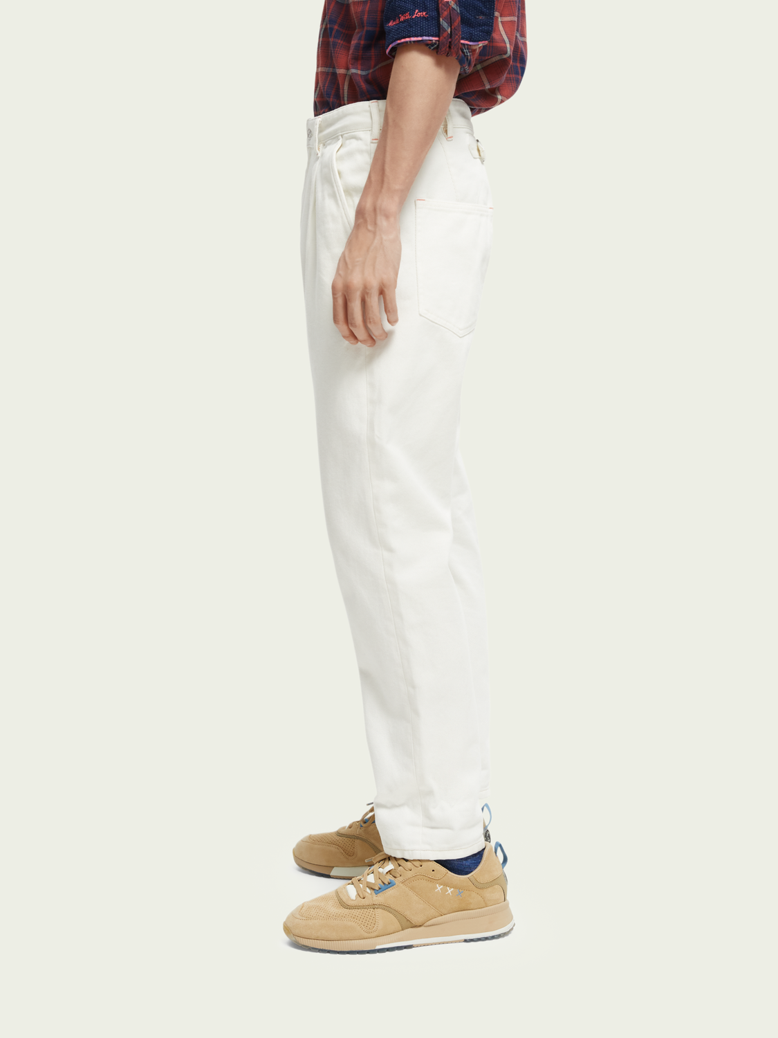 The Sailor Regular Tapered-Fit Denim Chino | Scotch And Soda Outlet