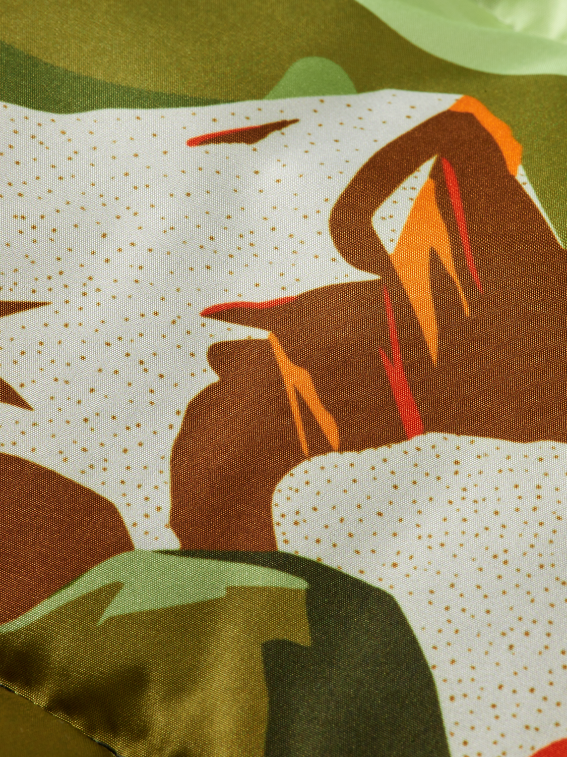 Hooded Puffer Artwork Jacket