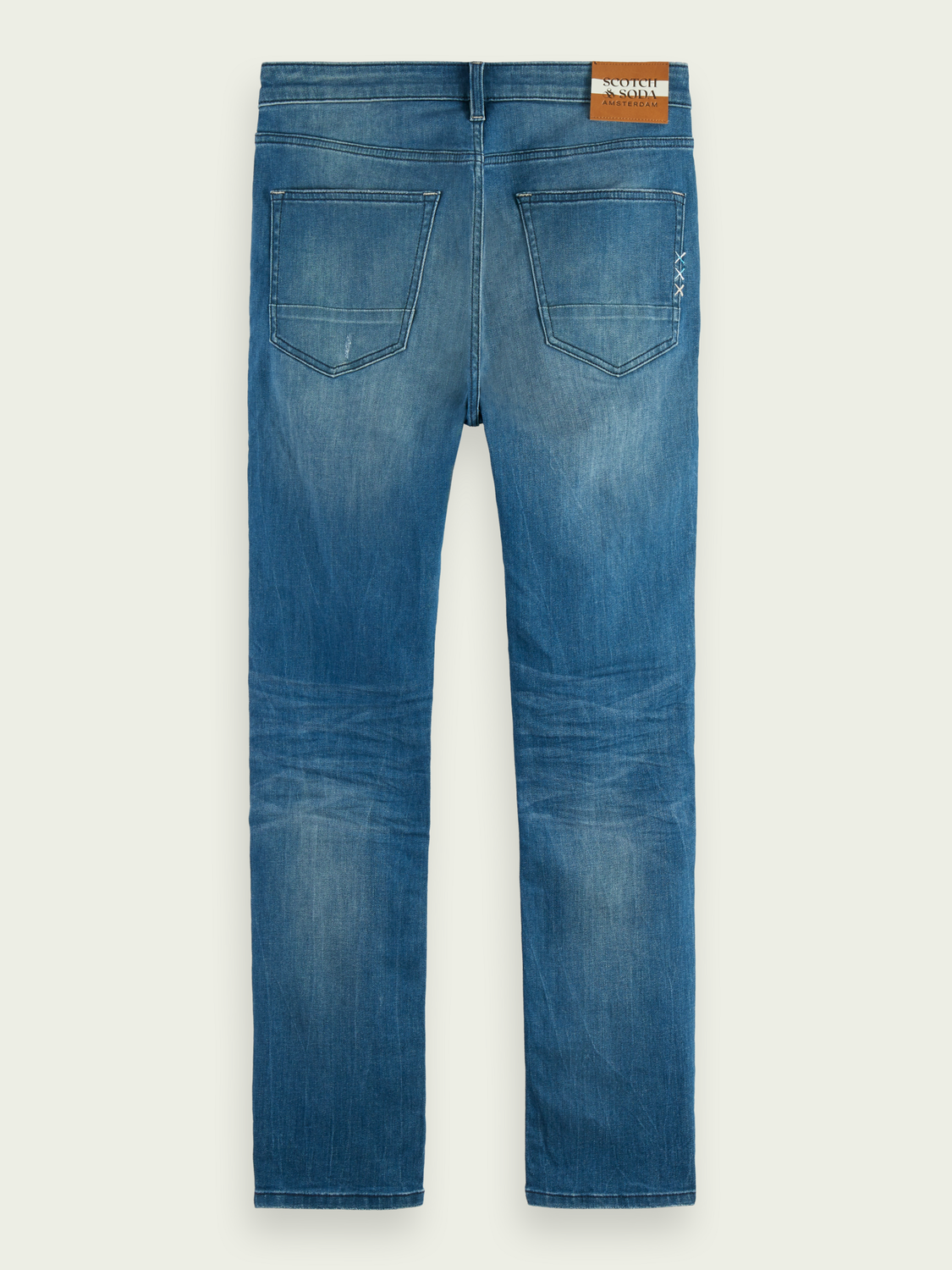 The Skim Super-Slim Fit Jeans - Science Blue | Scotch And Soda Outlet