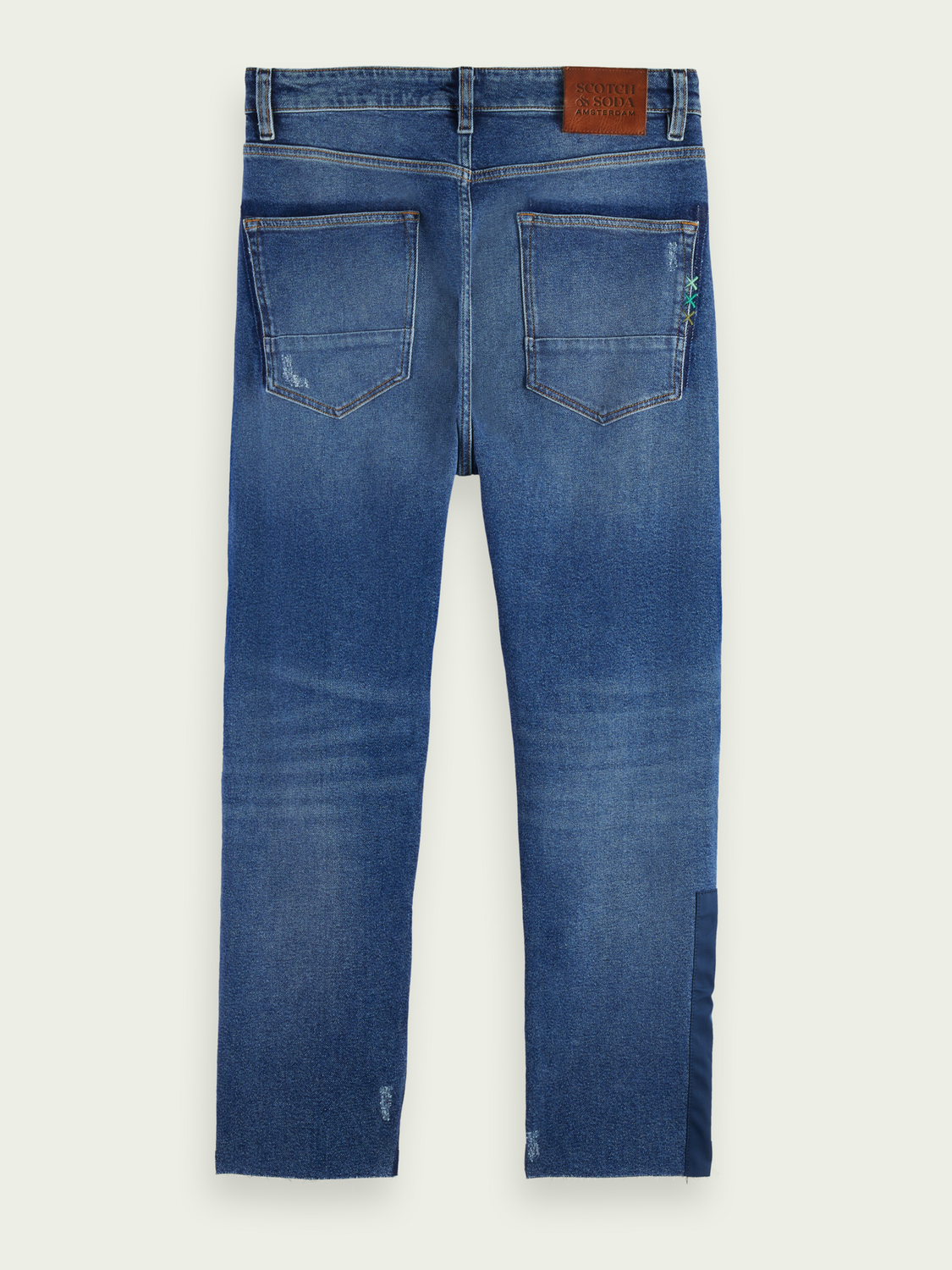 The Dean Loose Tapered-Fit Patchwork Jeans | Scotch And Soda Outlet