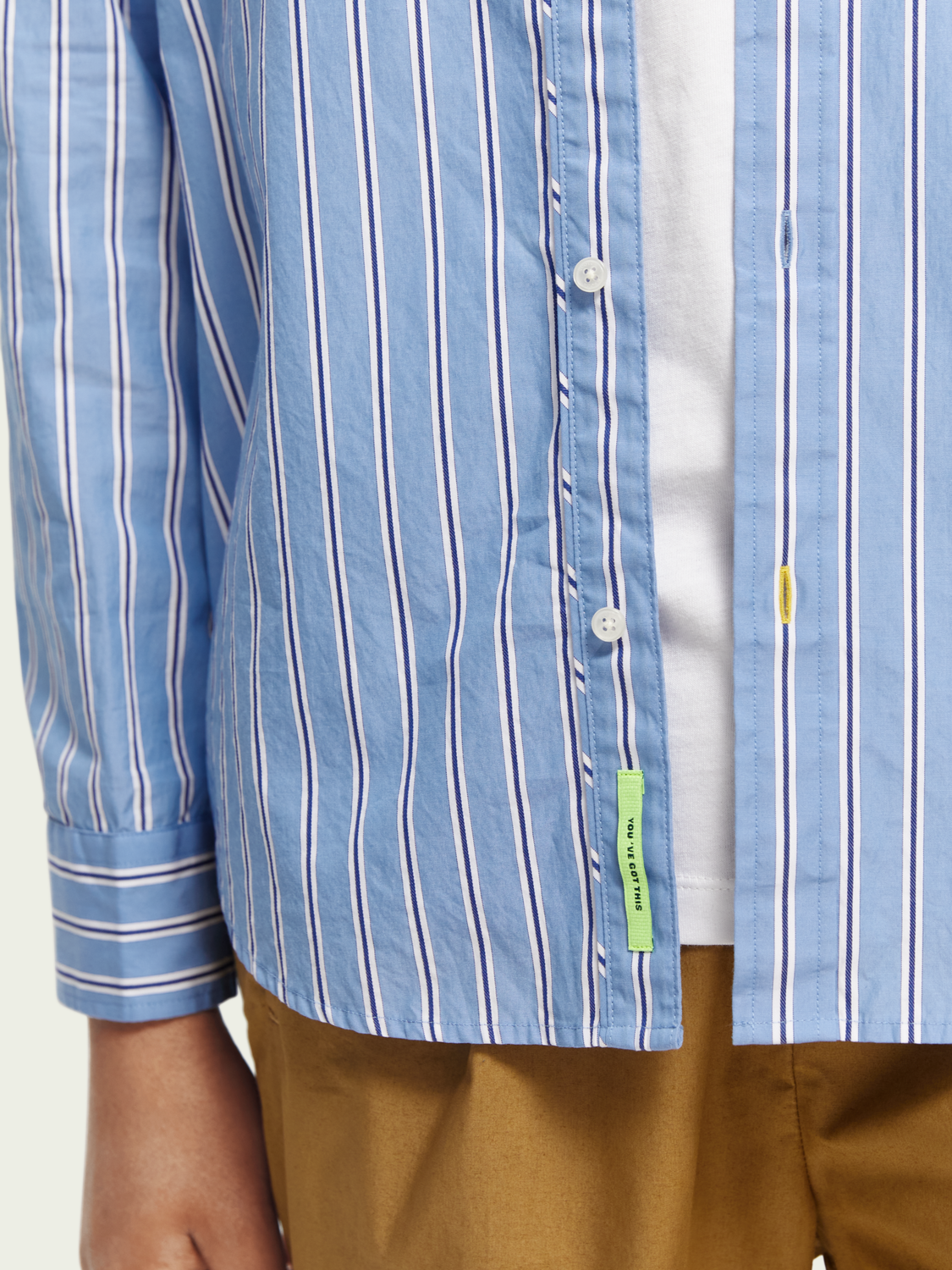 Regular-Fit Striped Shirt | Scotch And Soda Outlet