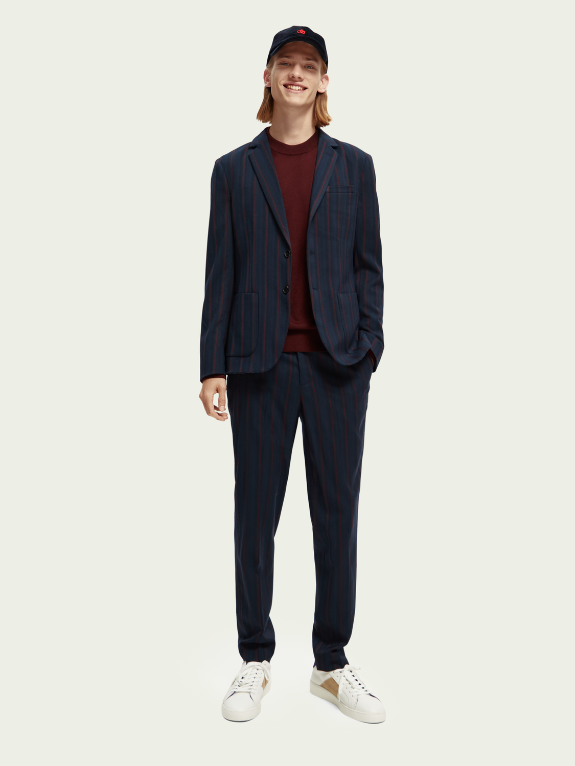 Yarn-Dyed Single-Breasted Blazer | Scotch And Soda Outlet
