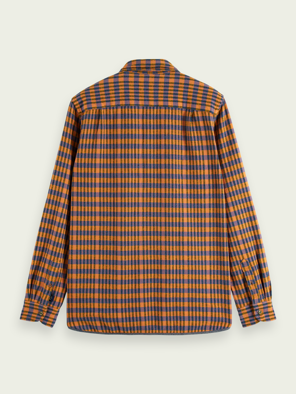 Regular Fit Checked Flannel Shirt | Scotch And Soda Outlet