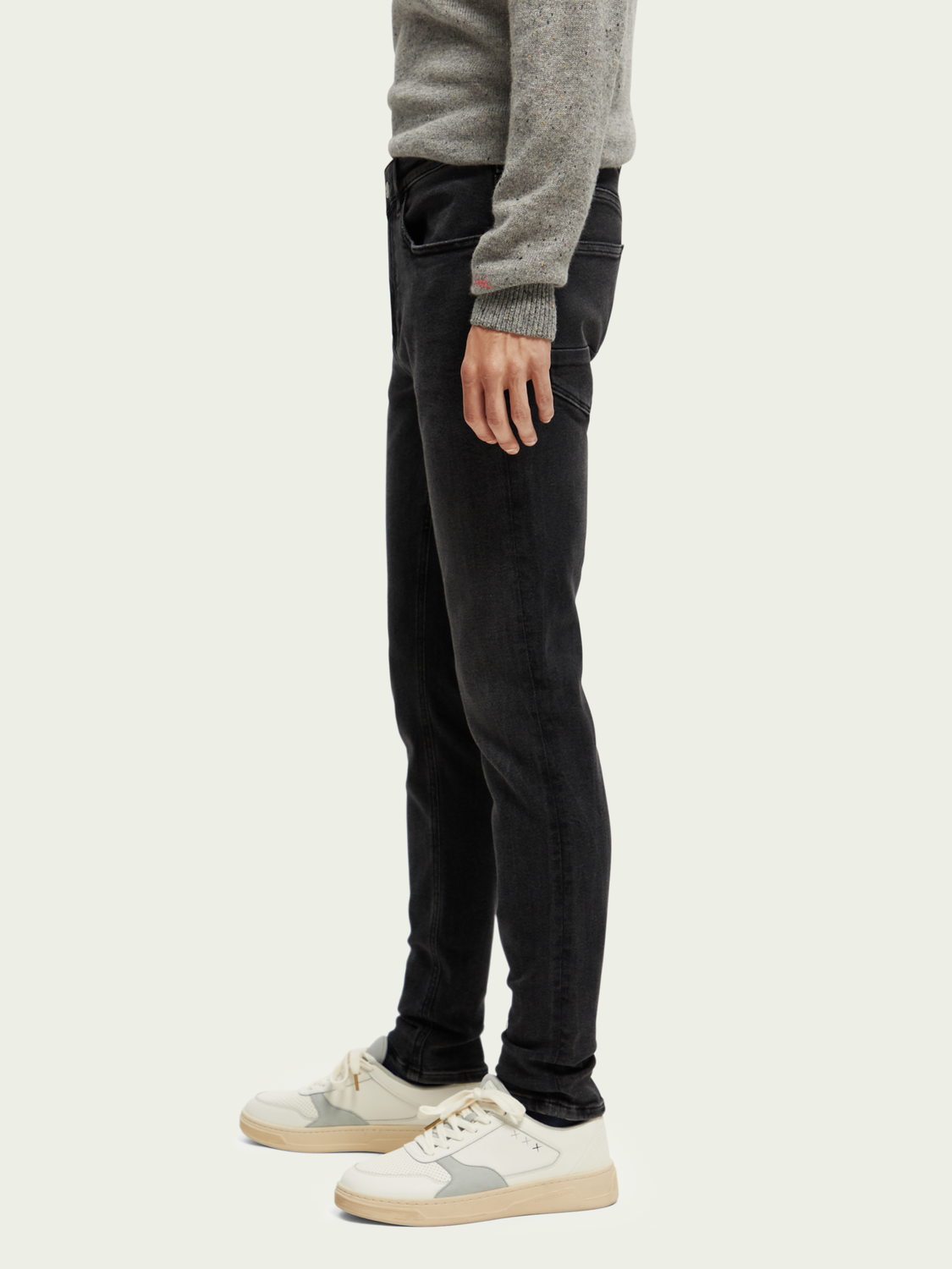 The Skim Super-Slim Fit Jeans - Carbon | Scotch And Soda Outlet