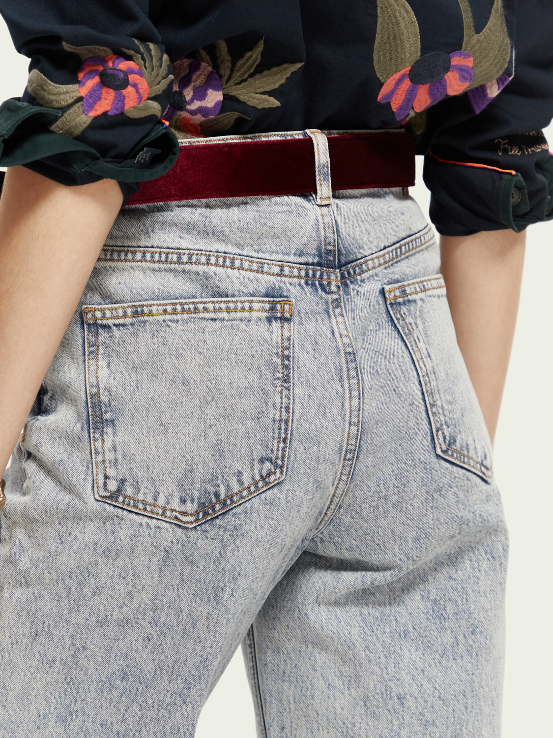 The Ripple High-Rise Jeans Organic Cotton | scotch & soda outlet