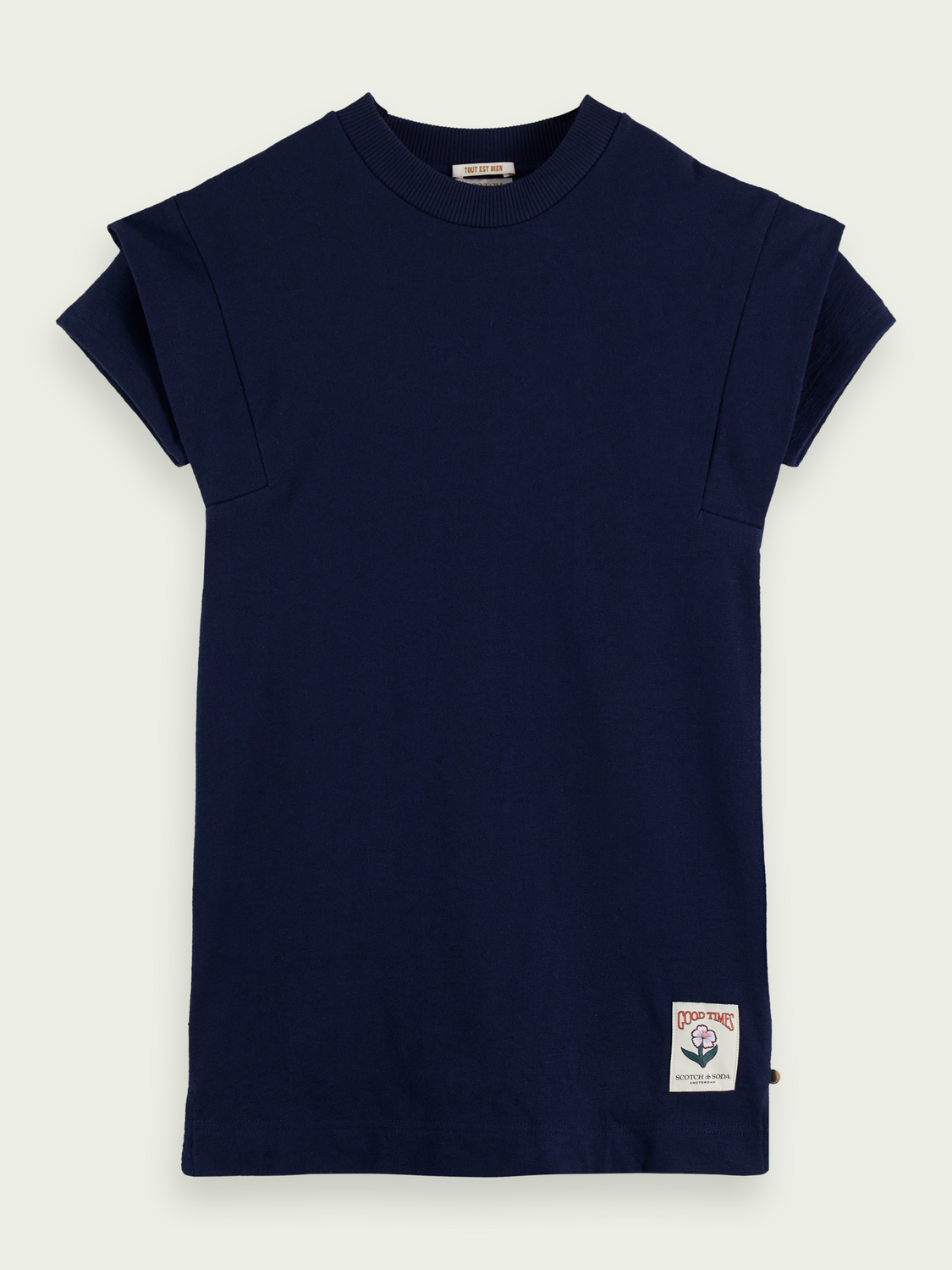 Scotch Soda Outlet | Organic Short-Sleeved Sweatshirt Dress