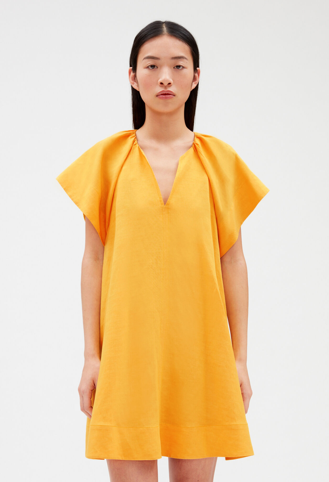 Short yellow dress MIMOSA