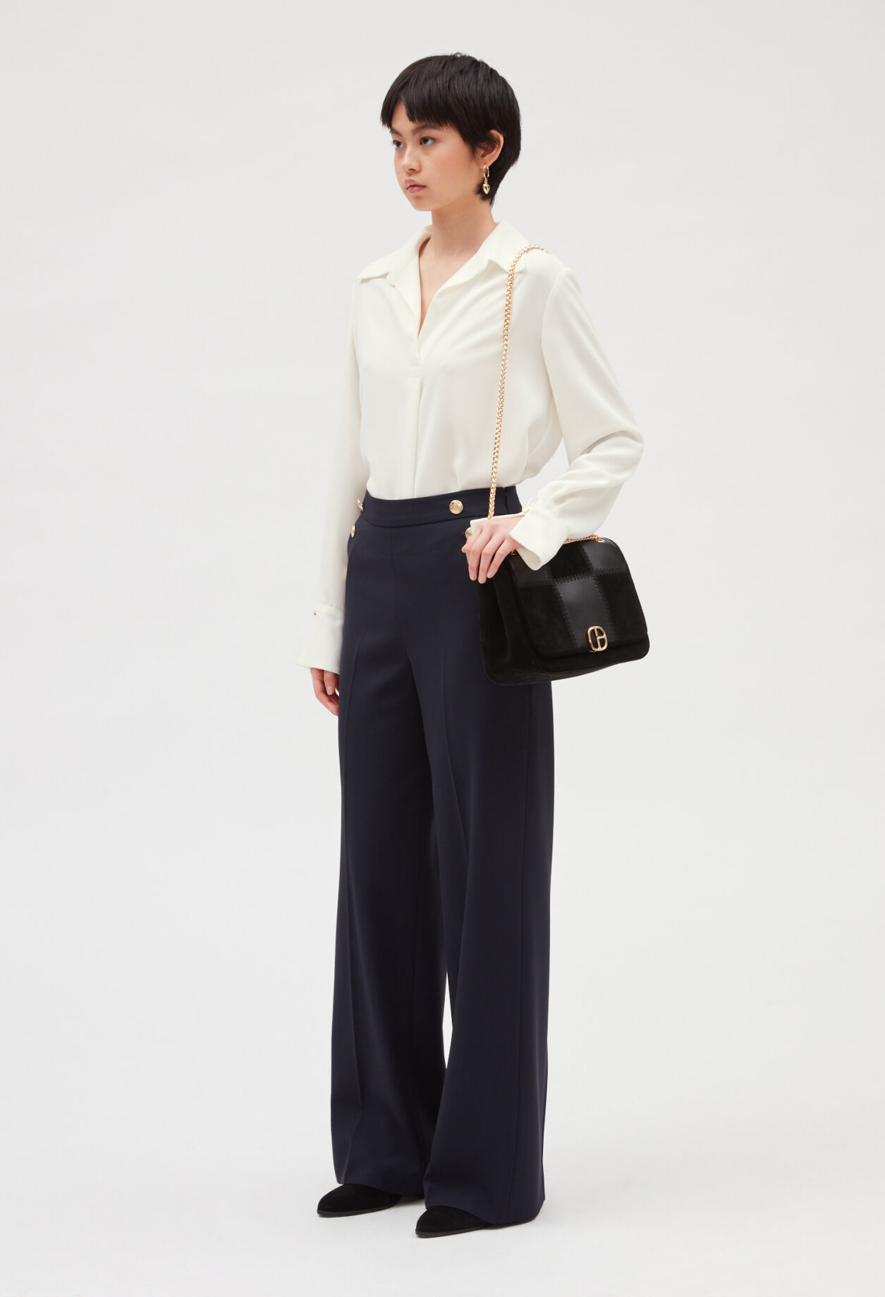 Ecru flowing blouse ECRU