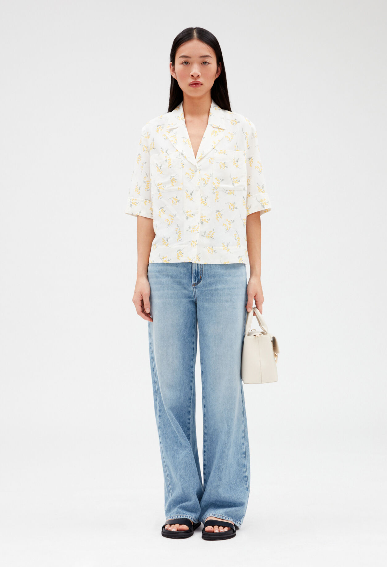 Mimosa short-sleeved shirt LIGHT PRINT