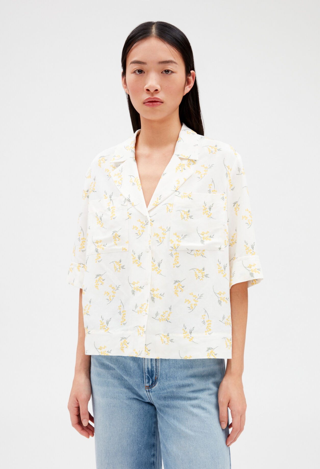 Mimosa short-sleeved shirt LIGHT PRINT