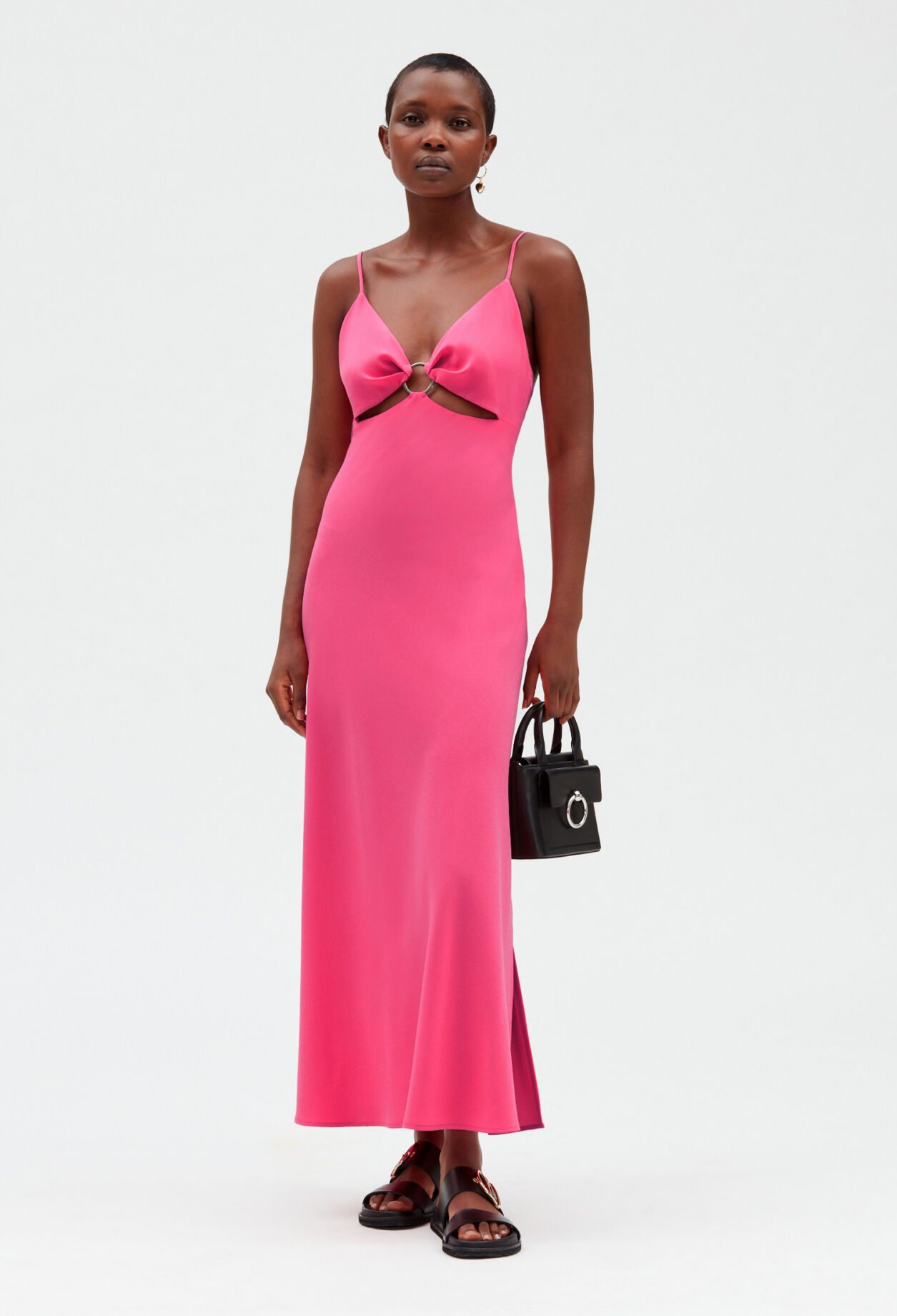 Ring midi dress BUBBLE GUM