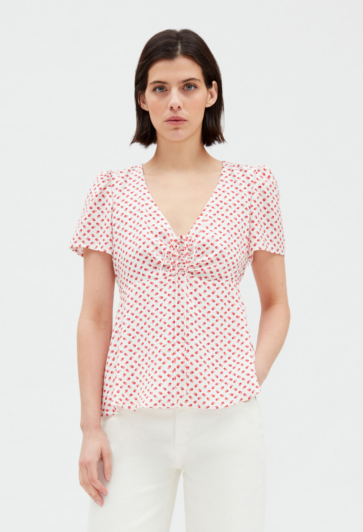 Short-sleeved top LIGHT PRINT