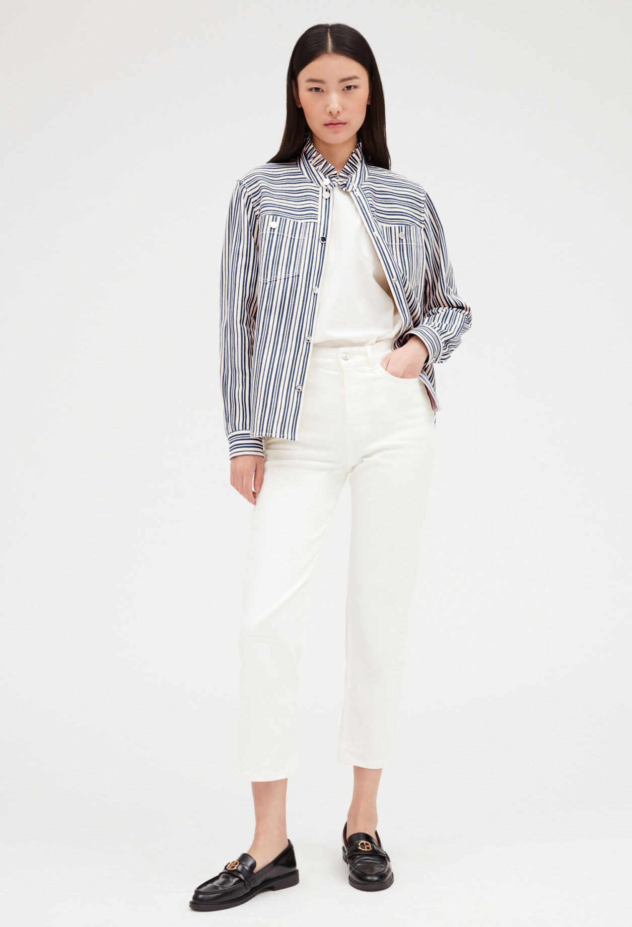 Striped shirt DUAL-COLOR