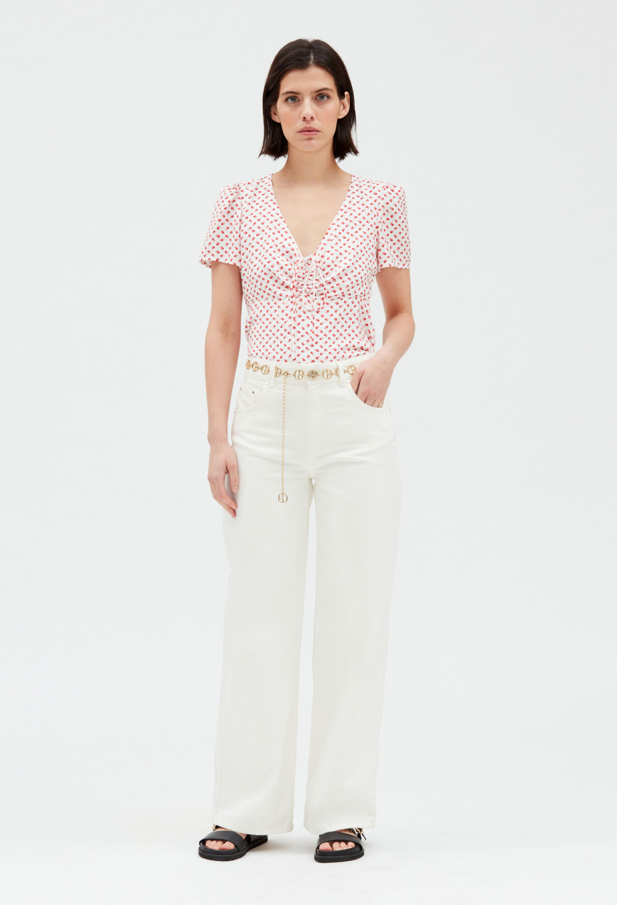 Short-sleeved top LIGHT PRINT