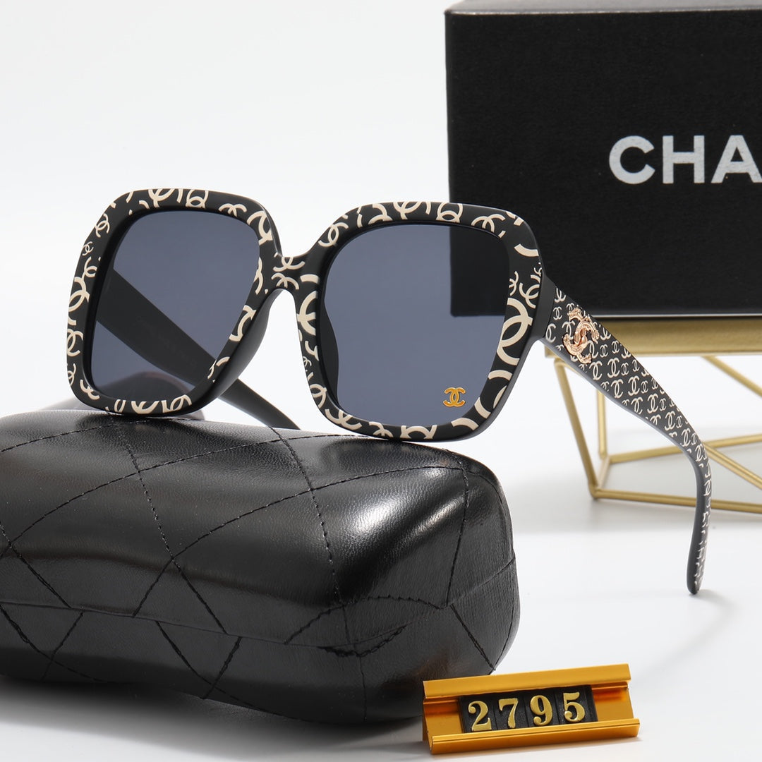 5 Colors Fashion Pattern Frame Sunglasses