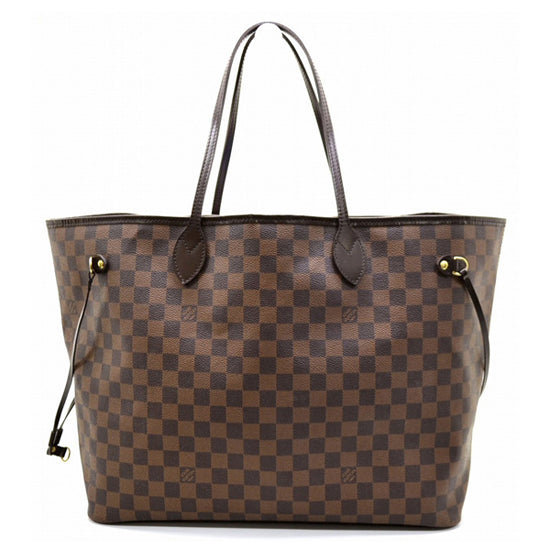 LV GM(large) N51106 Neverfull Shoulder Bag Damier Ebene Canvas