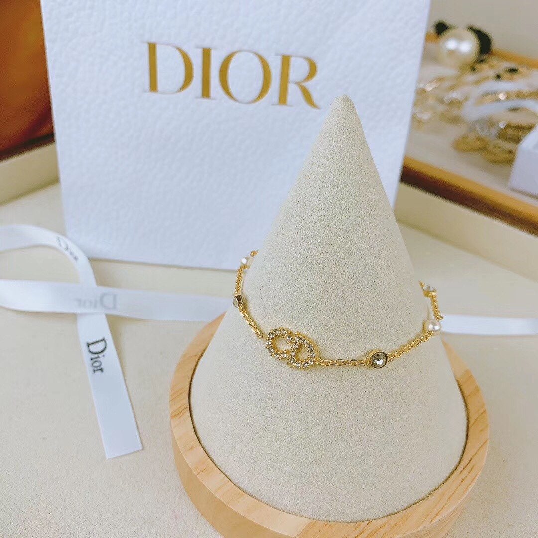 DIOR Diamond Classic Letter Bracelet