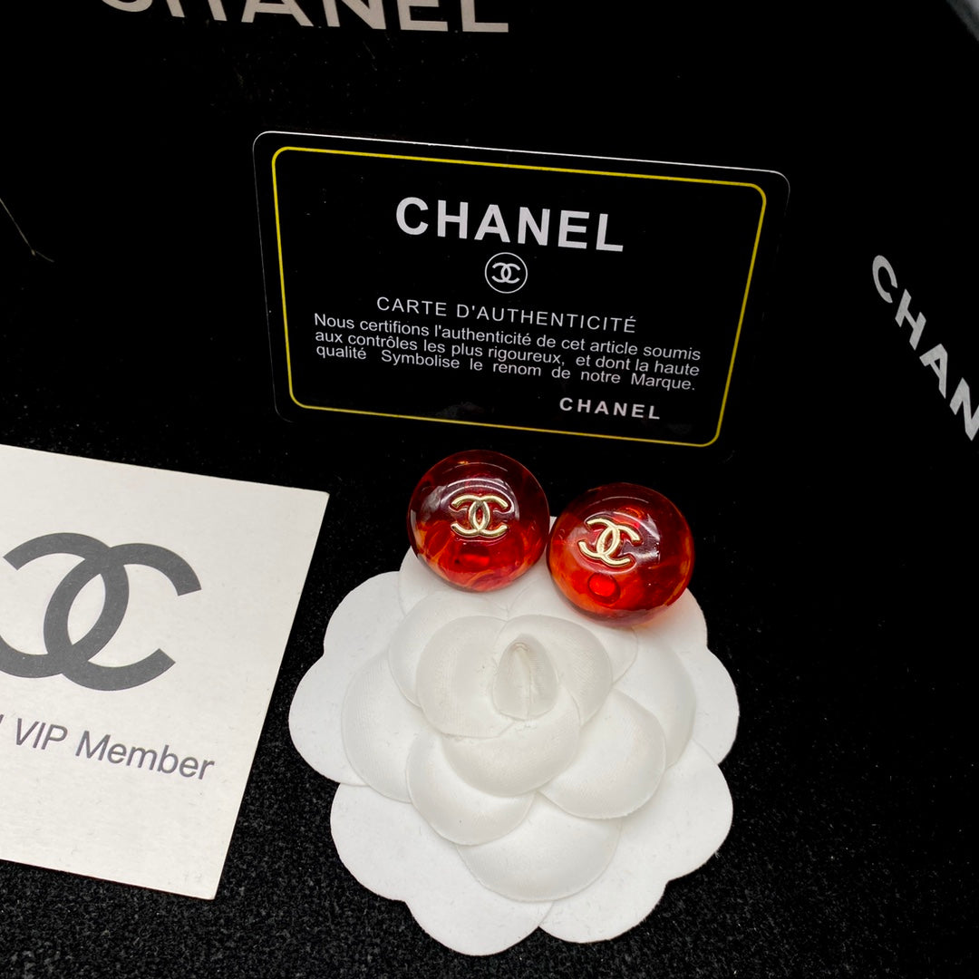 CHANEL October New Trend-Ruby Earrings