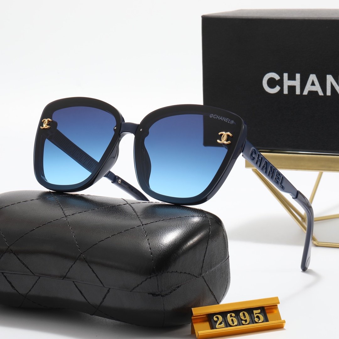 4-color fashion Chanel polarized sunglasses