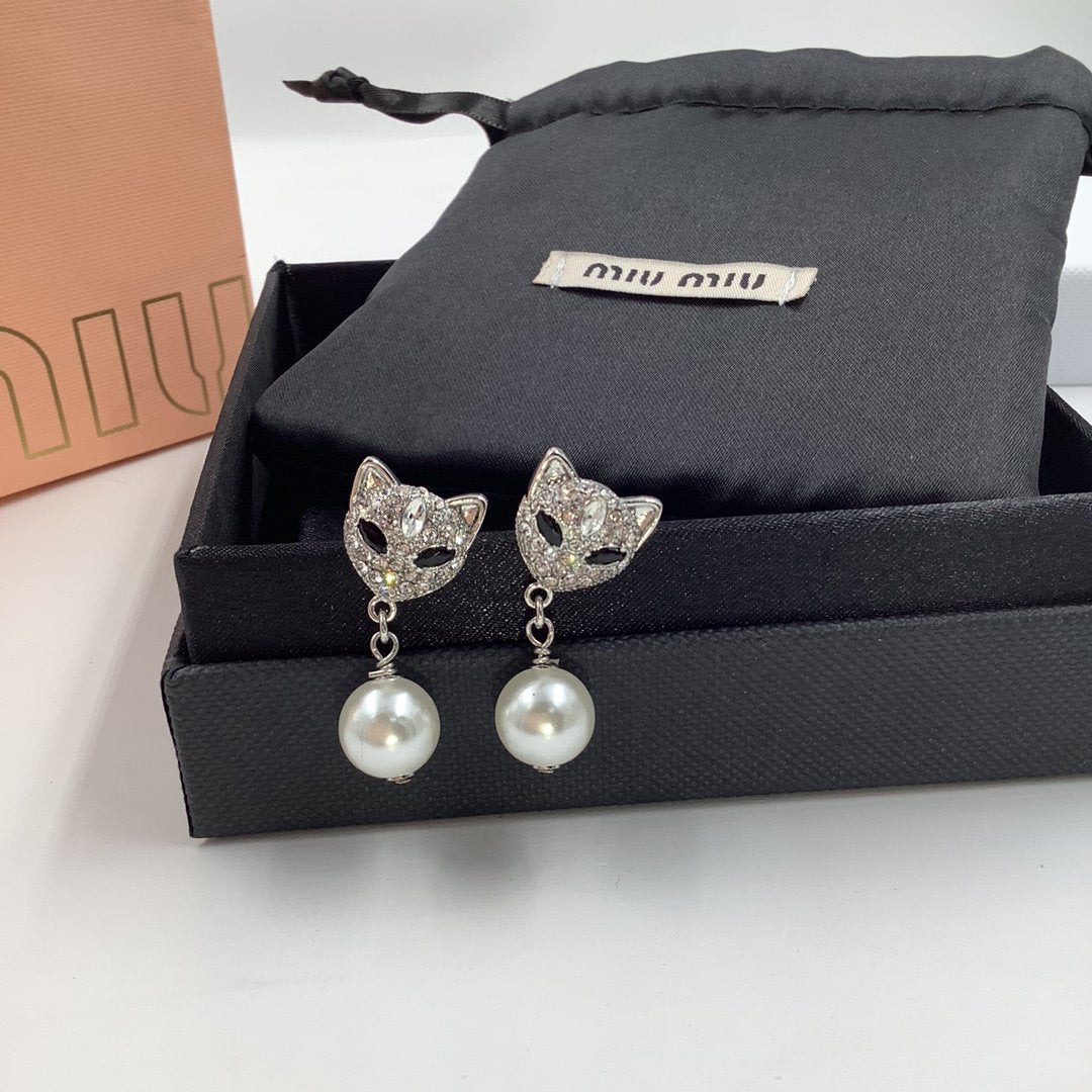 MIU MIU Mimi mask earrings