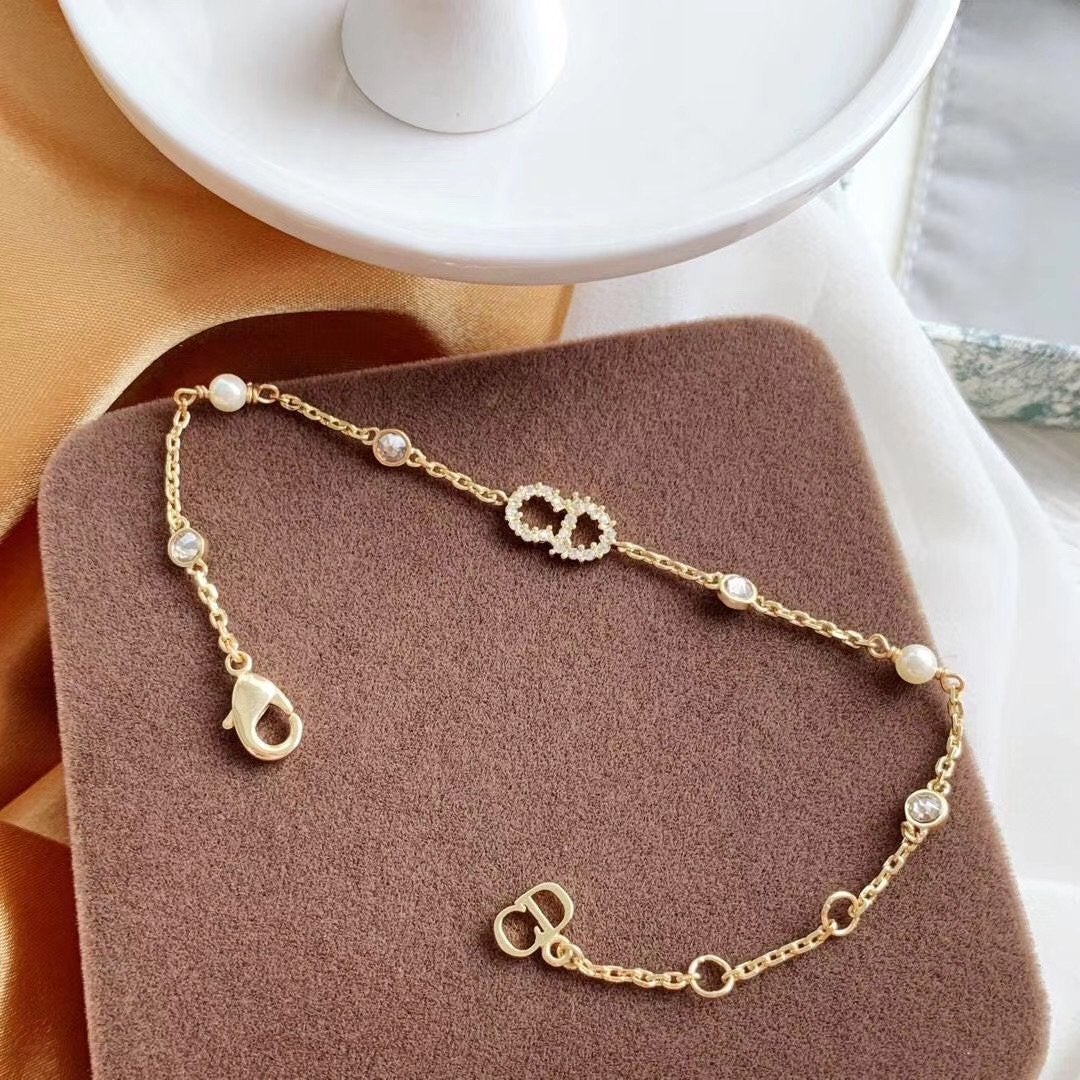 DIOR Diamond Classic Letter Bracelet