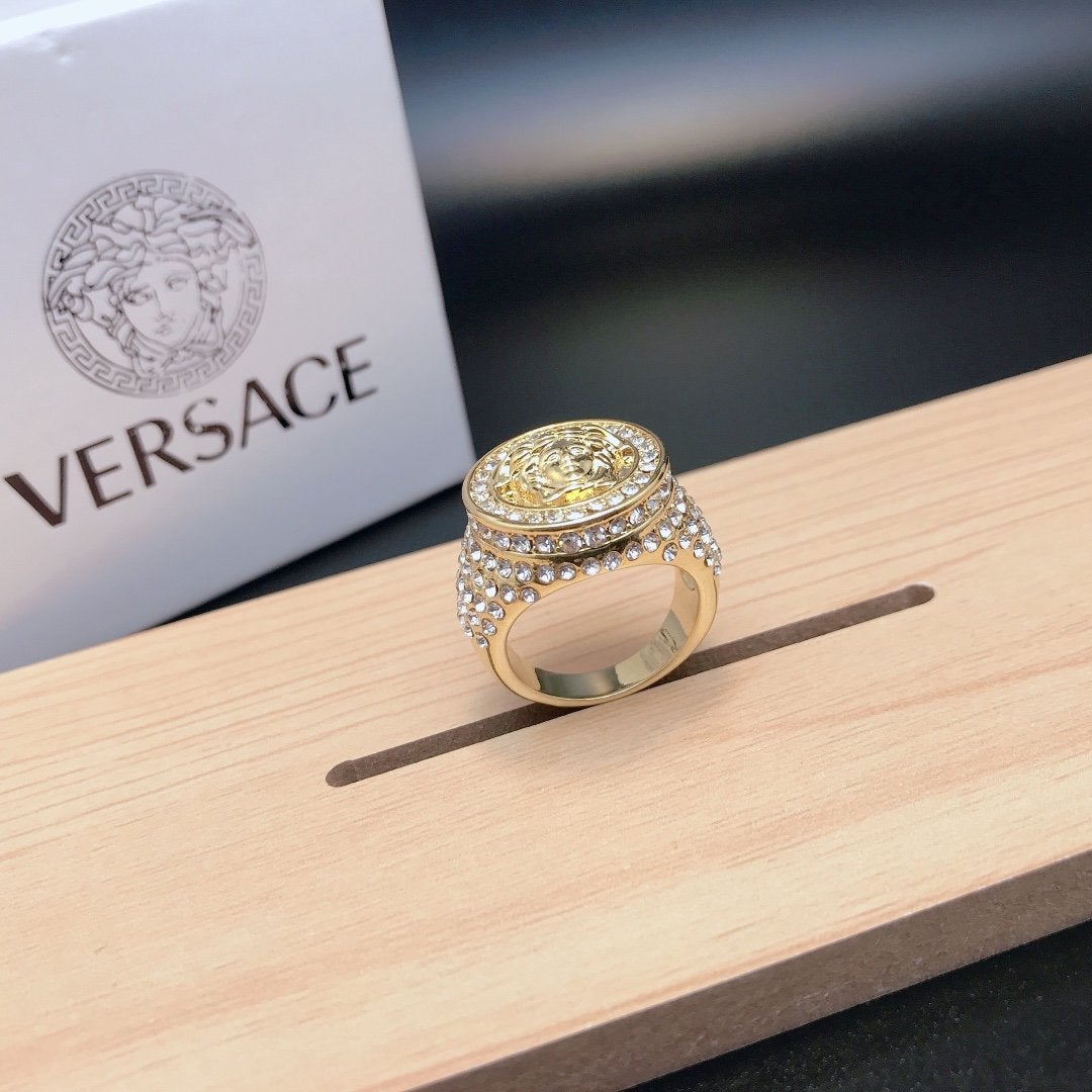 VERSACE Luxury Carved Ring