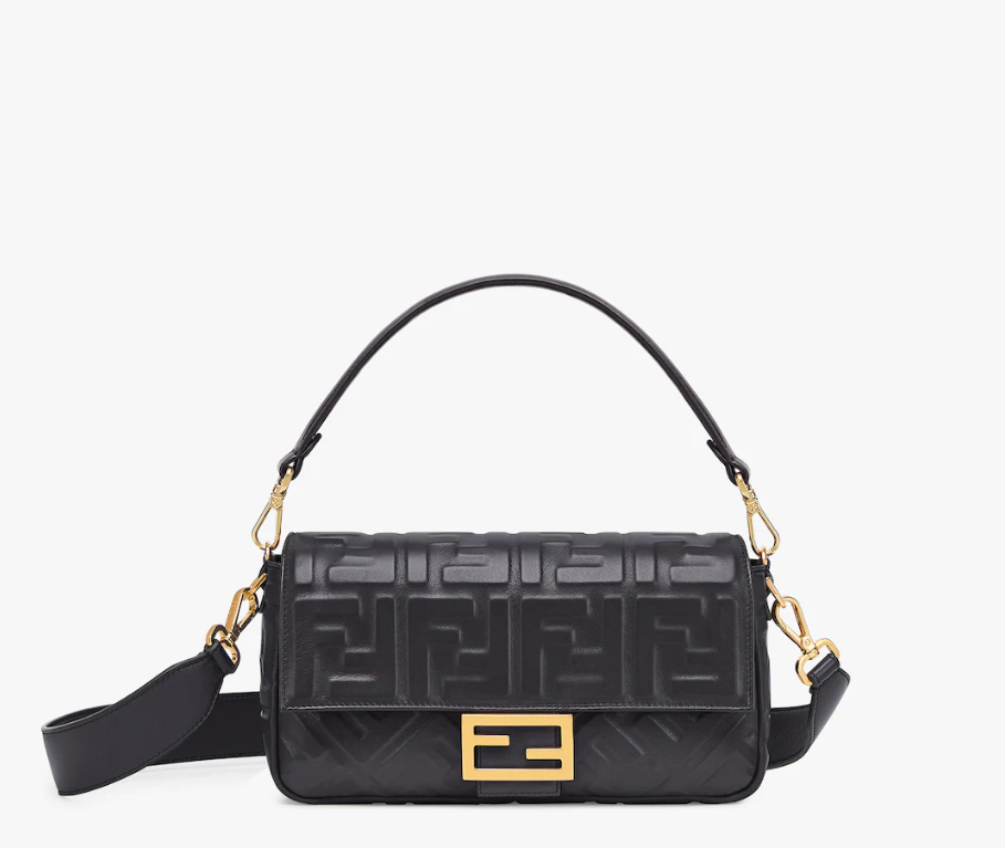 Fendi Baguette Black leather bag