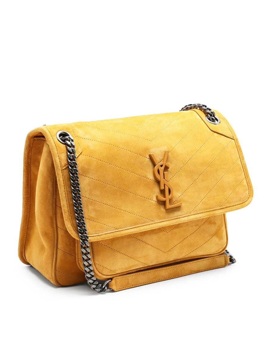 New Trends Niki Medium Chain Bag in Suede