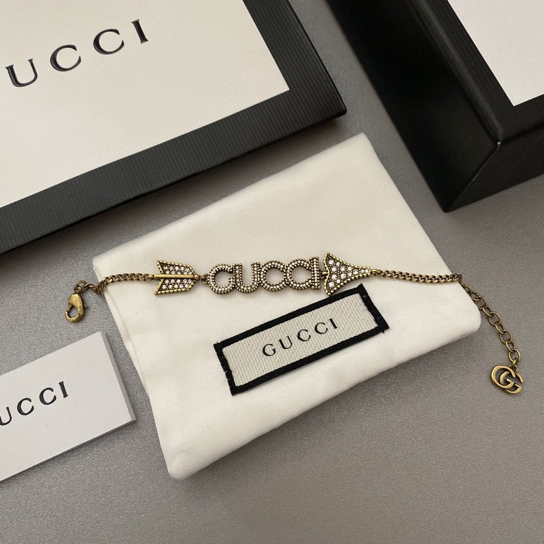 GUCCI Fashion Eros Arrow Rhinestone Bracelet