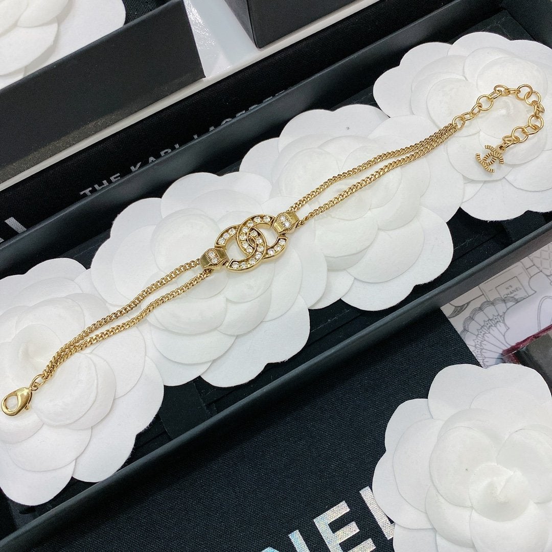 CHANEL Retro Distressed Handmade Bracelet