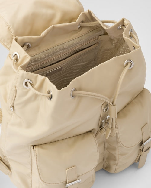 Prada Re-Nylon medium backpack - Desert Beige