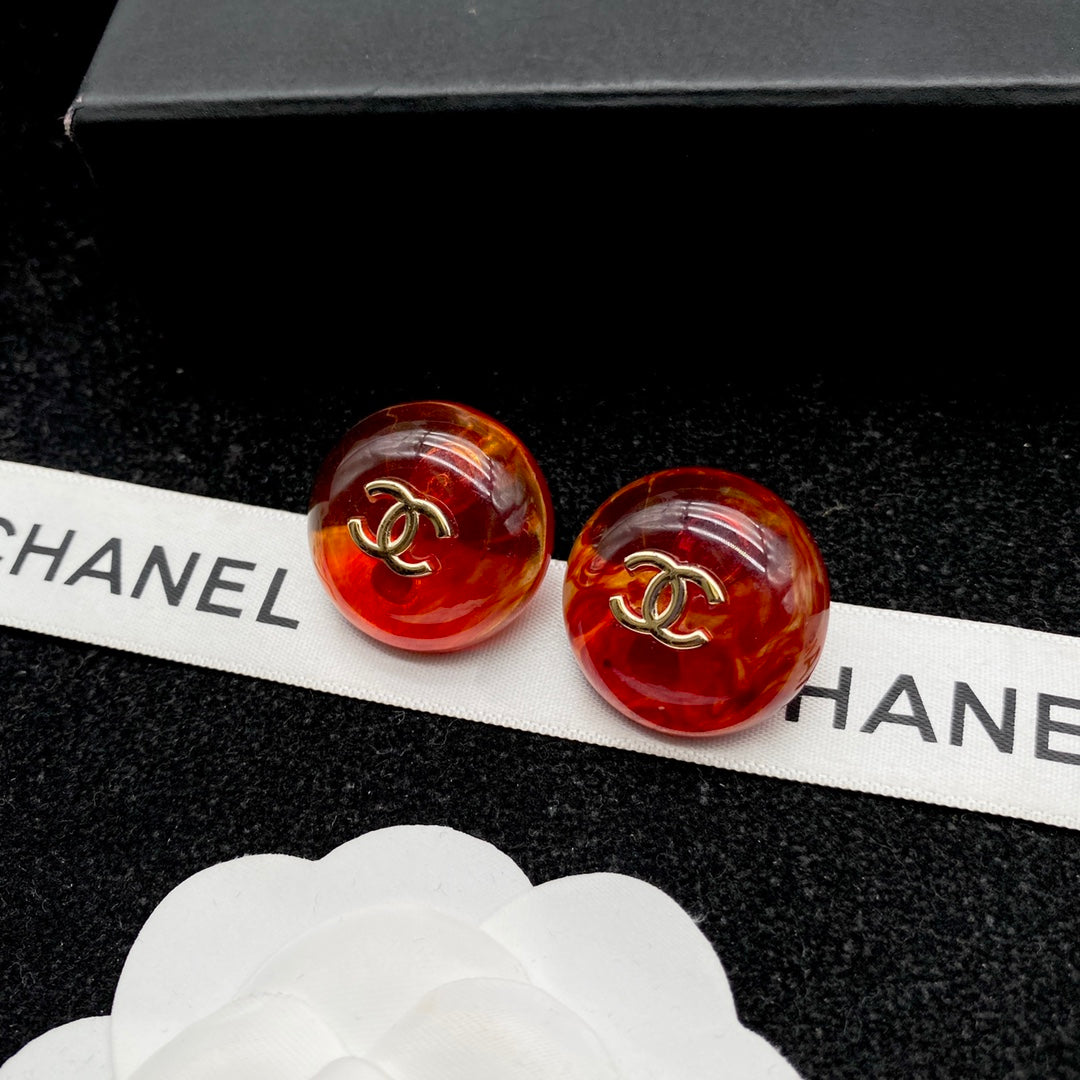 CHANEL October New Trend-Ruby Earrings