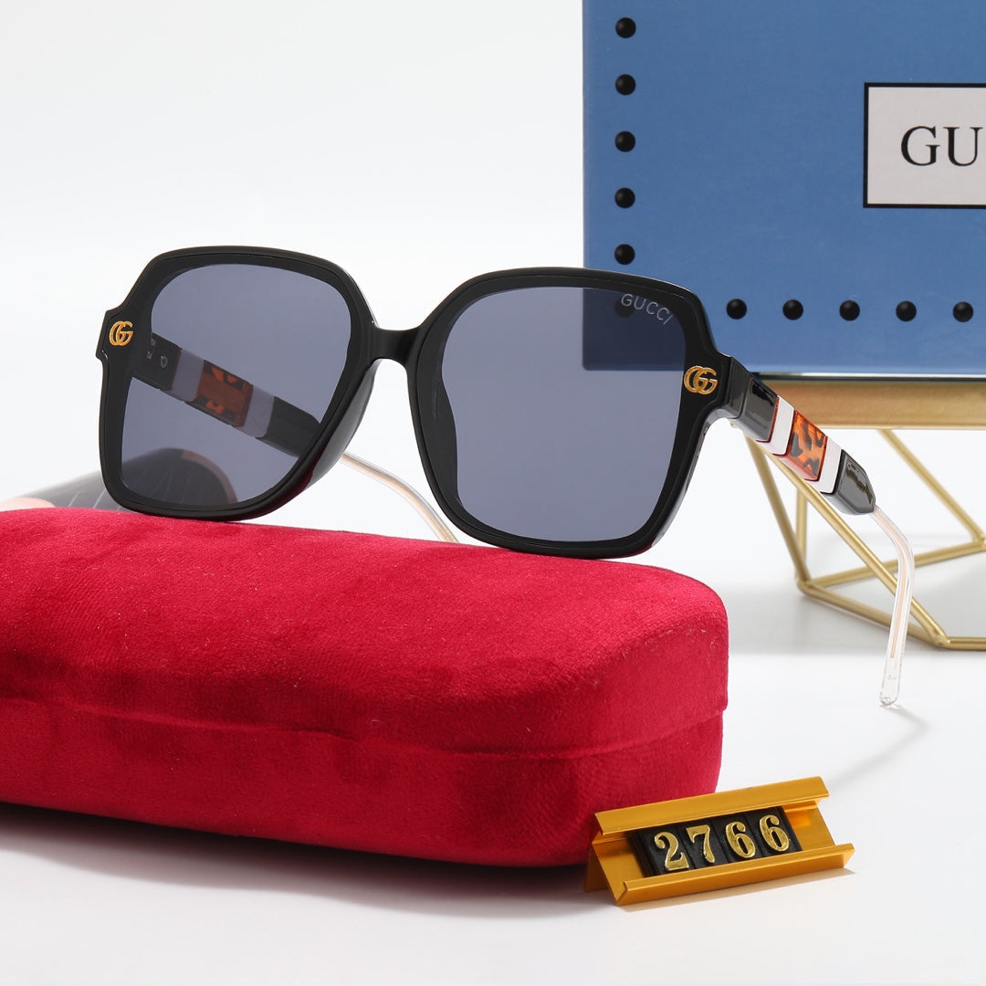 5 colors double G three-color stitching polarized sunglasses