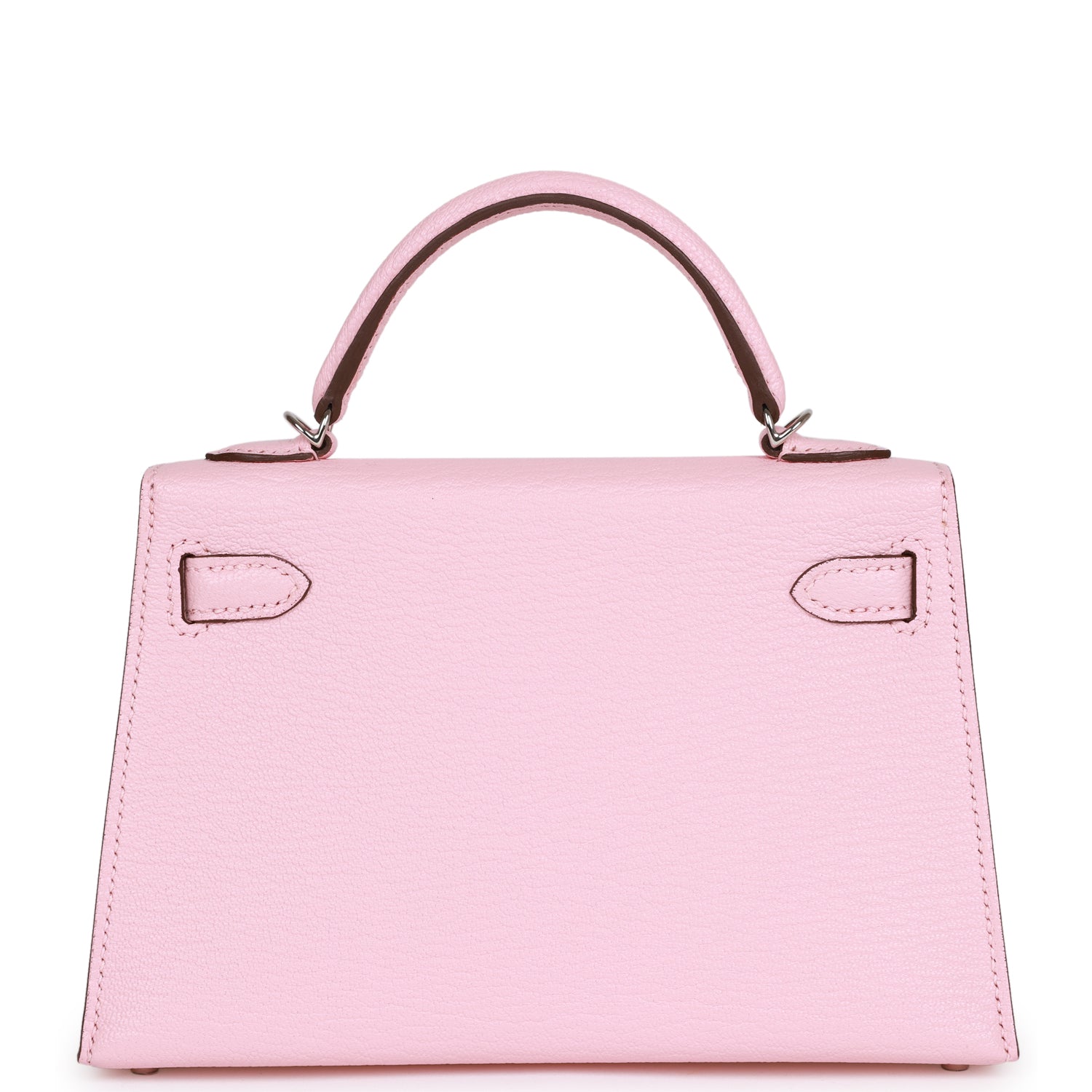 Hermès Kelly Sellier 20 Rose Sakura Chevre Palladium Hardware