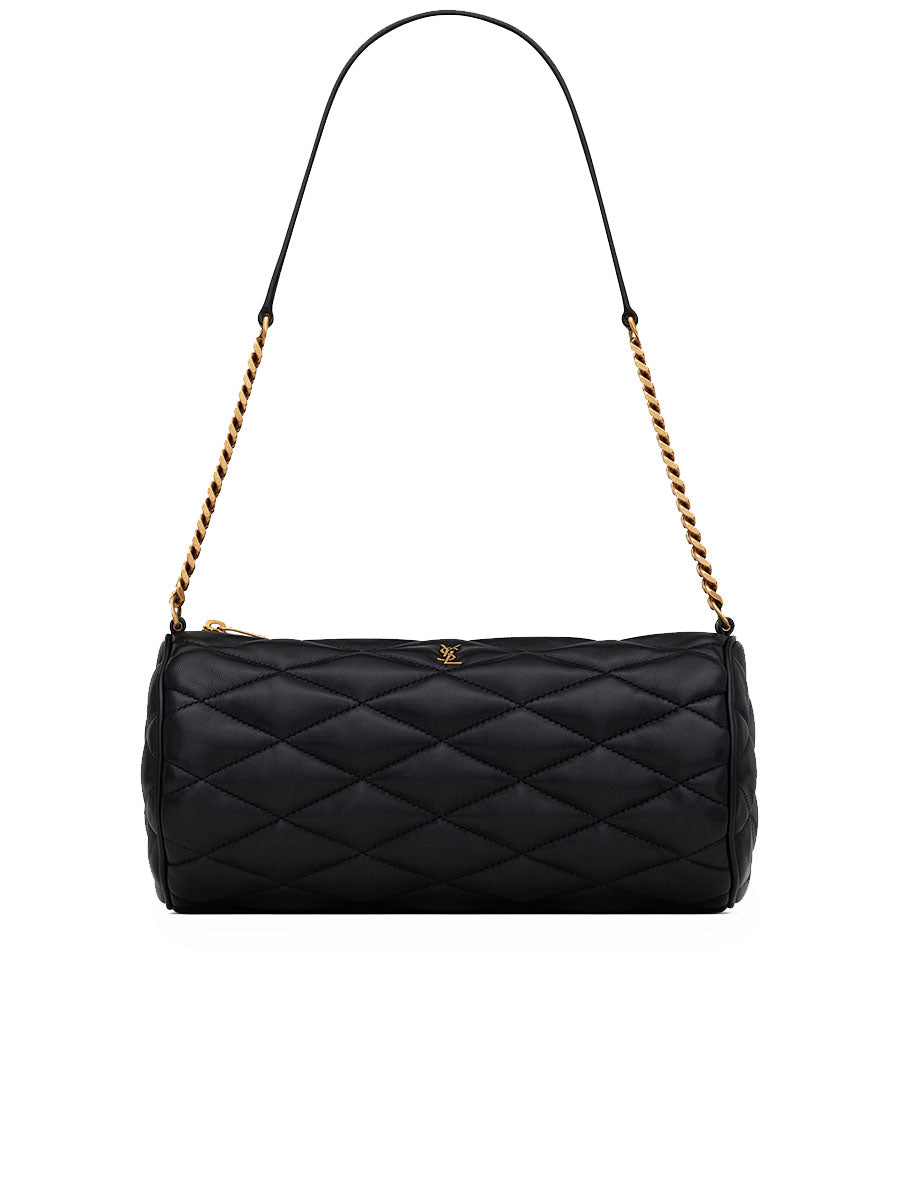 New Trends Sade Small Tube Bag In Quilted Lambskin