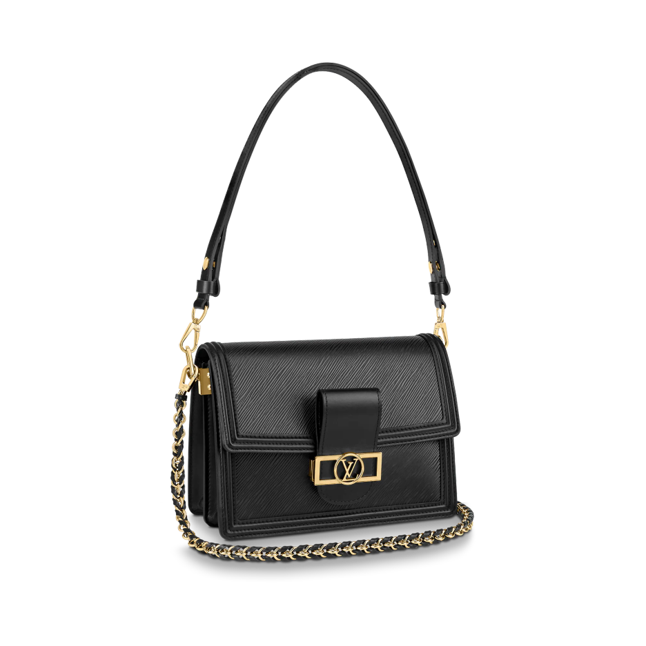 LV Dauphine NV MM in Black