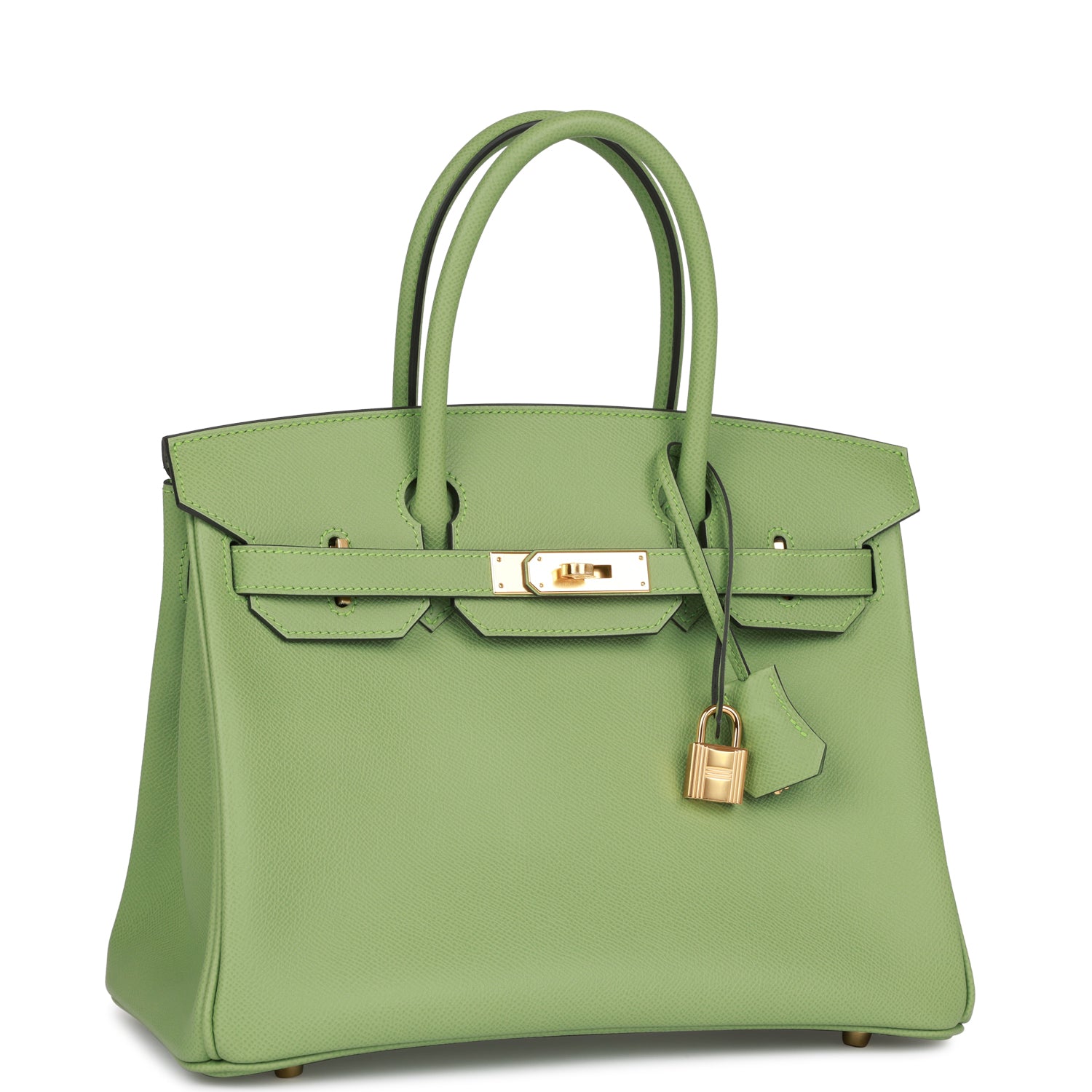 Hermès Birkin 30 Vert Criquet Epsom Gold Hardware