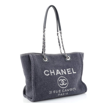 Chanel Deauville Tote Boucle Small