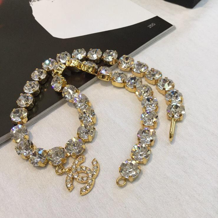 CHANEL Luxury Rhinestone Necklace